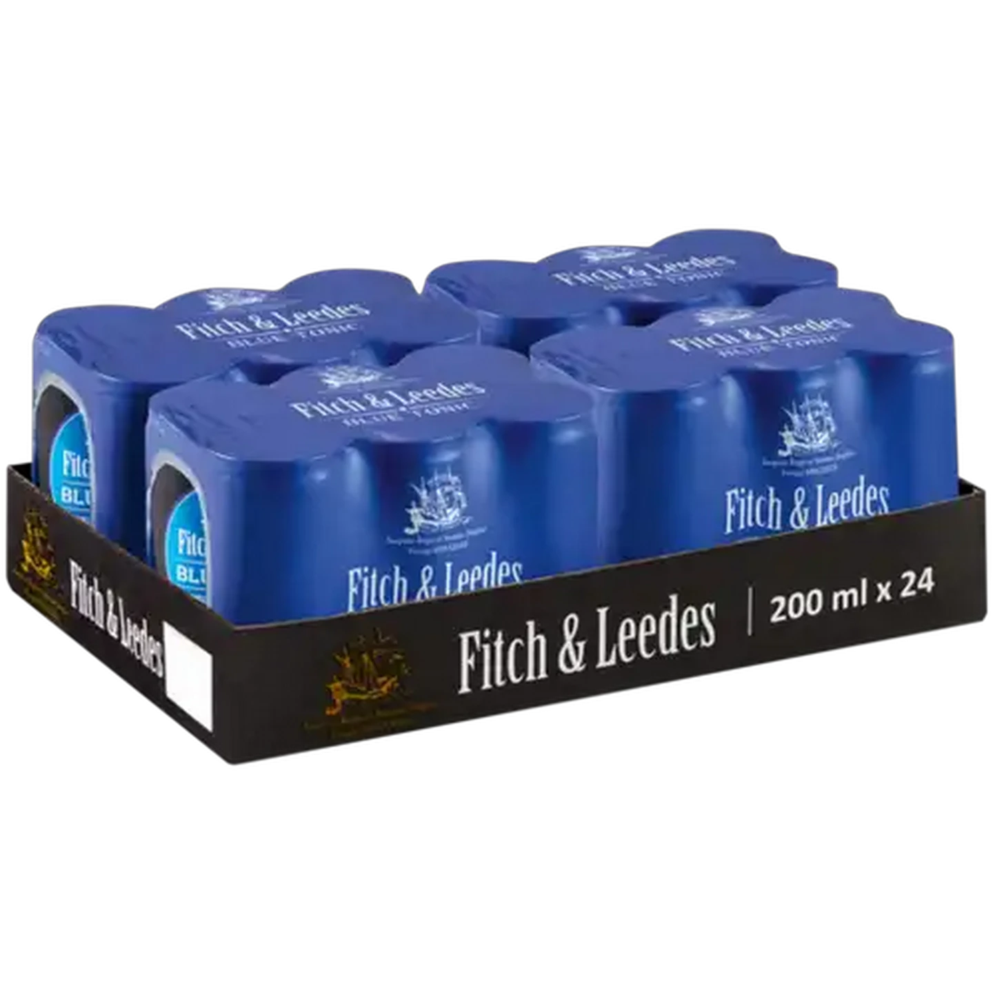 Image of Fitch & Leedes Blue Tonic Sparkling Drink 24 x 200ml