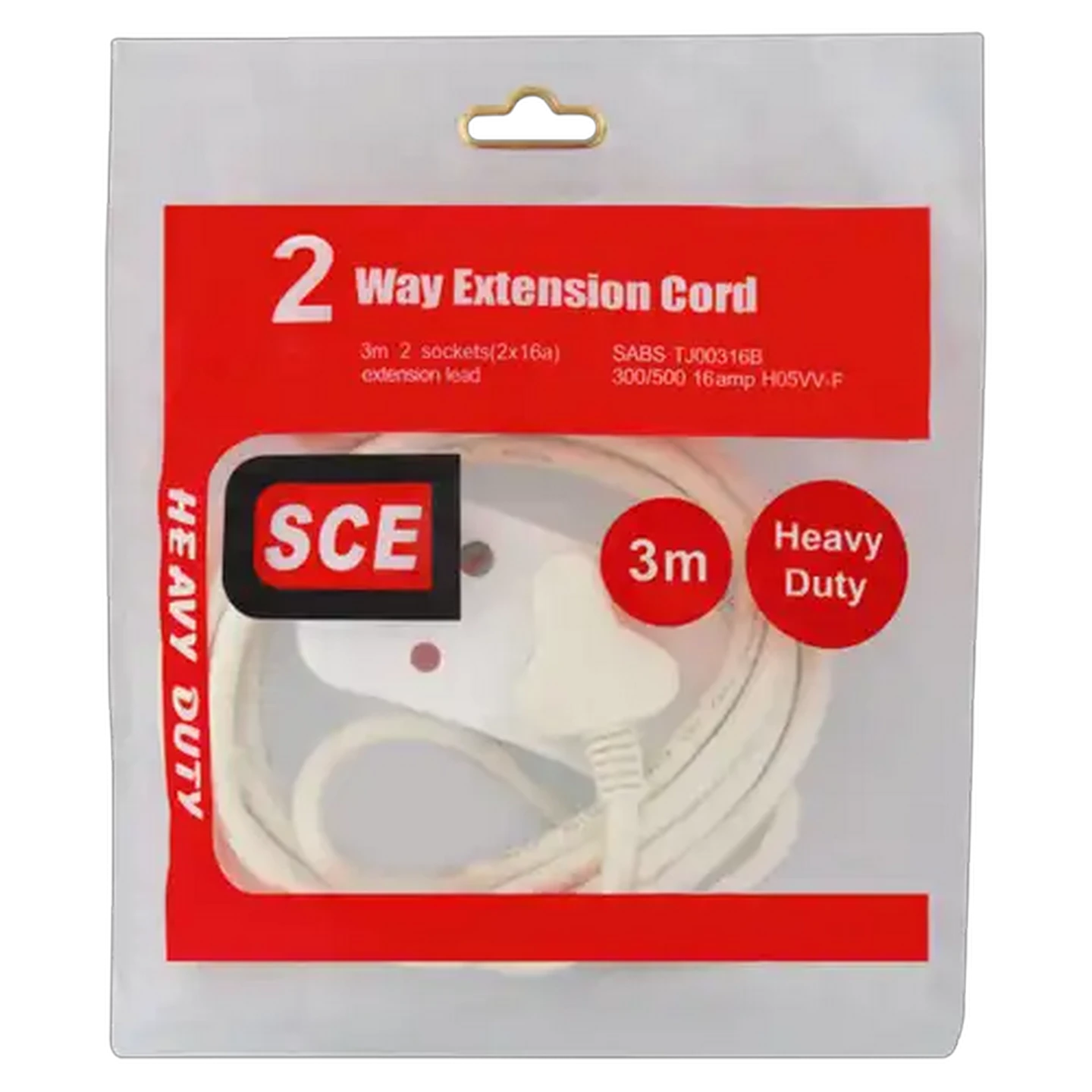 Image of SCE Extension Cord 3m