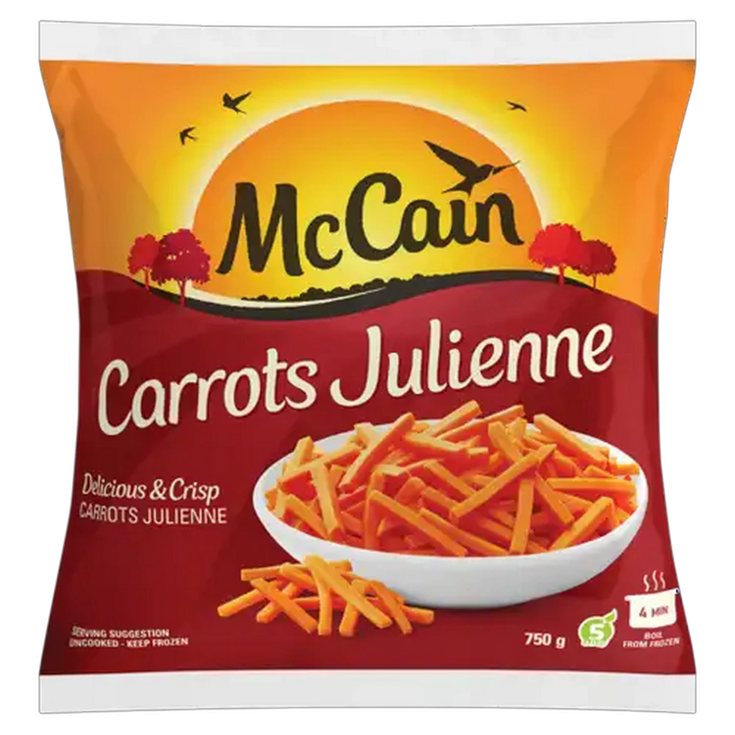 Image of McCain Frozen Carrots Julienne 750g