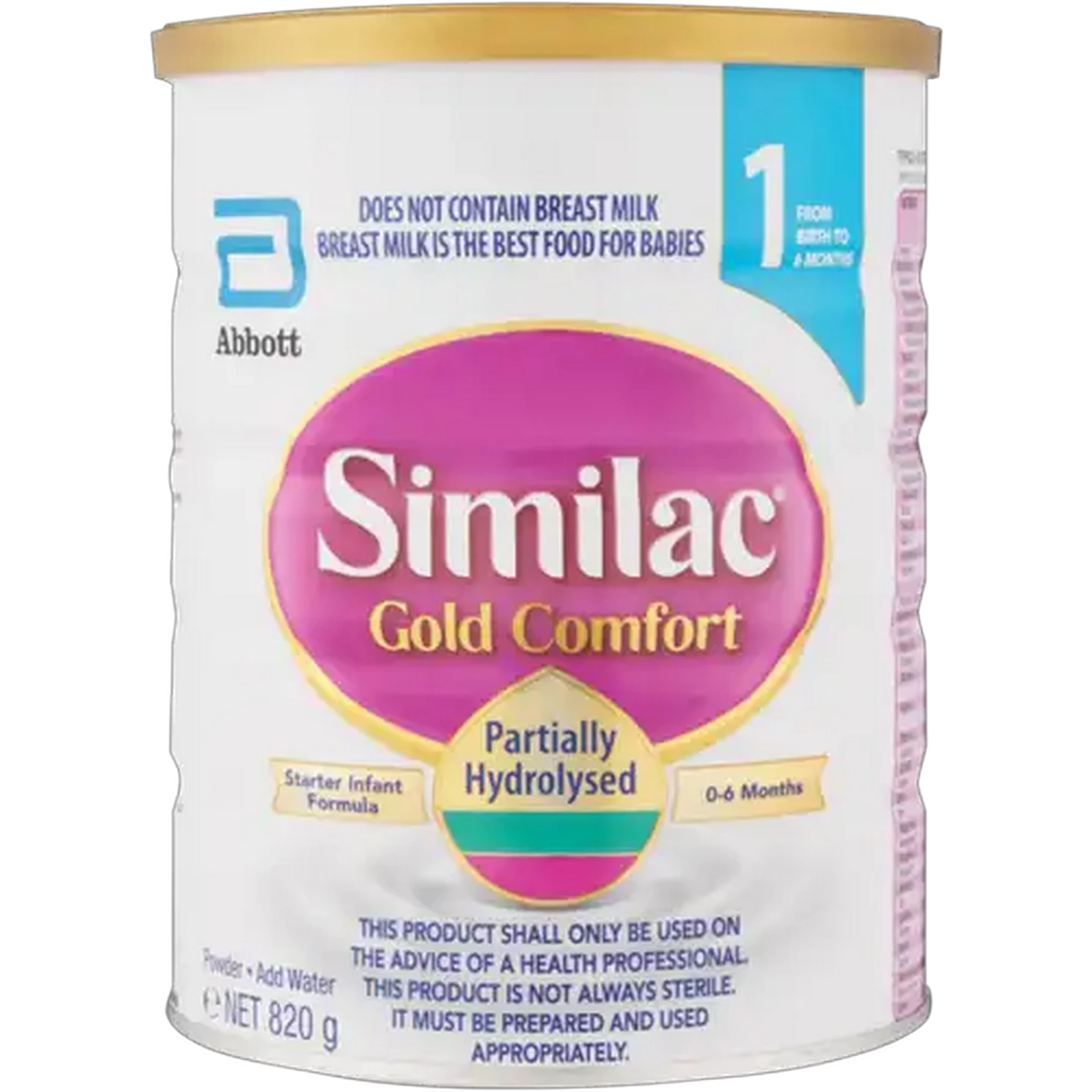 Image of Similac Gold Comfort Stage 1 0-6 Months Infant Starter Formula 820g