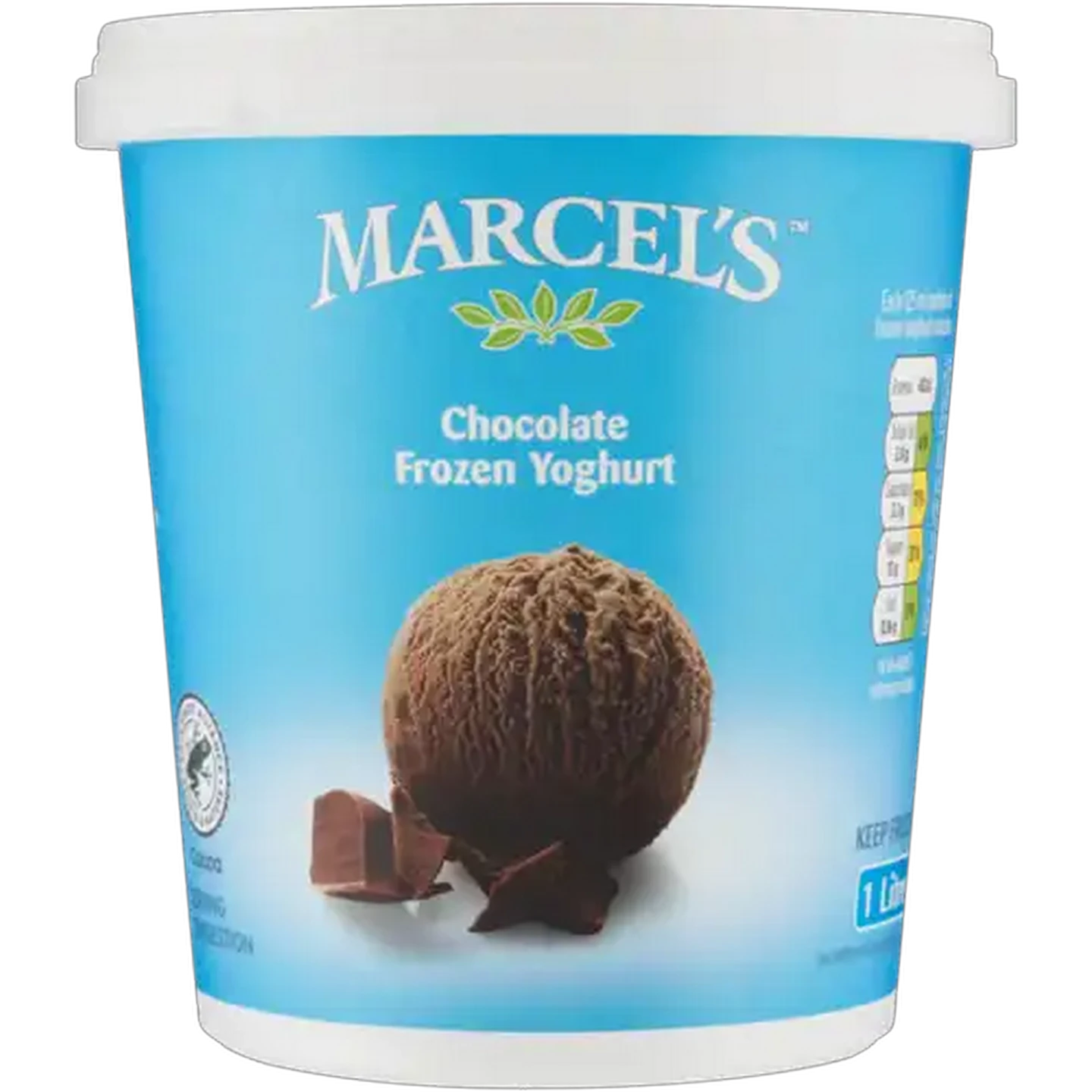 Image of Marcel's Chocolate Flavoured Low Fat Frozen Yoghurt 1L