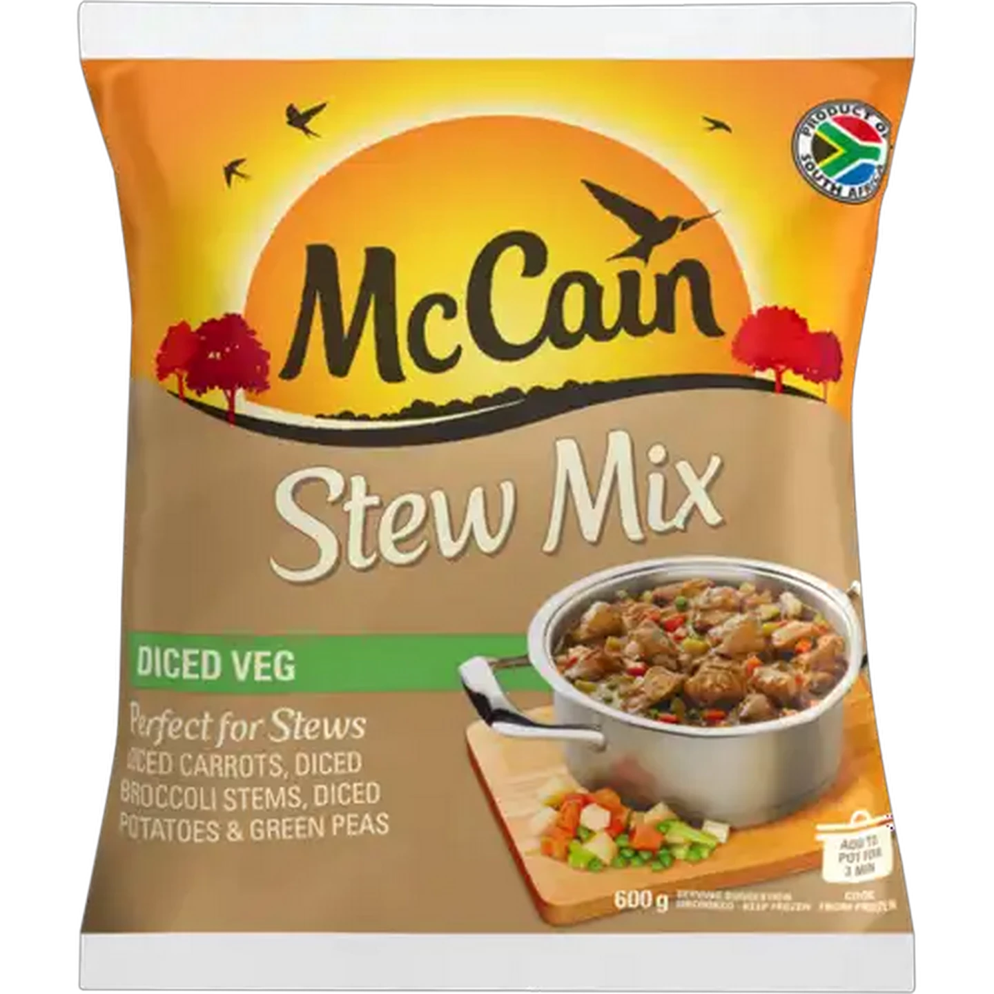 Image of McCain Frozen Stew Mix Diced Veg 600g