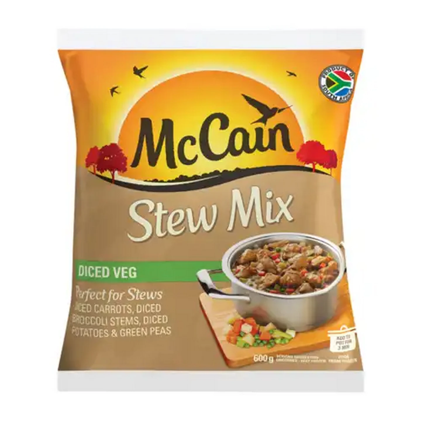 Image of McCain Frozen Stew Mix Diced Veg 600g