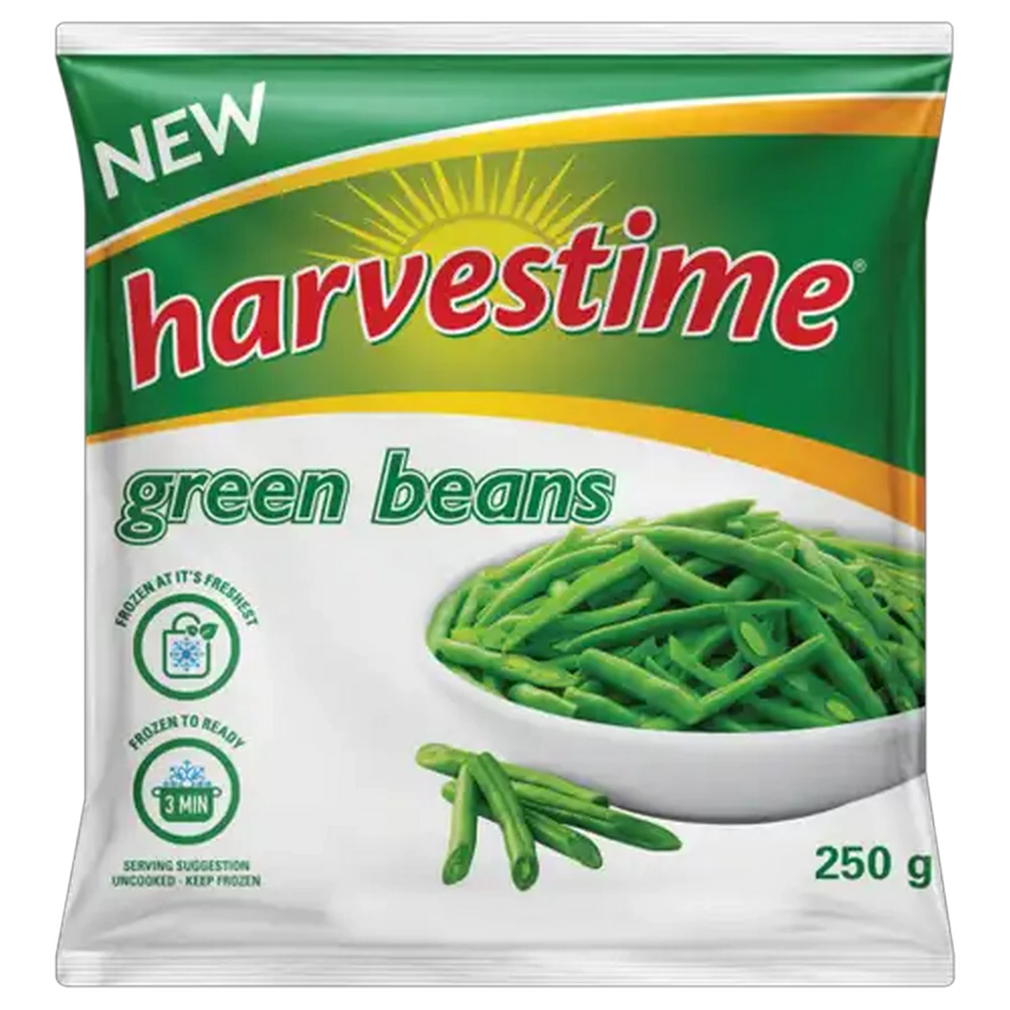 Image of Harvestime Frozen Green Beans 250g
