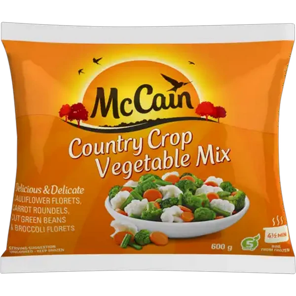 McCain Frozen Country Crop Vegetable Mix 600g