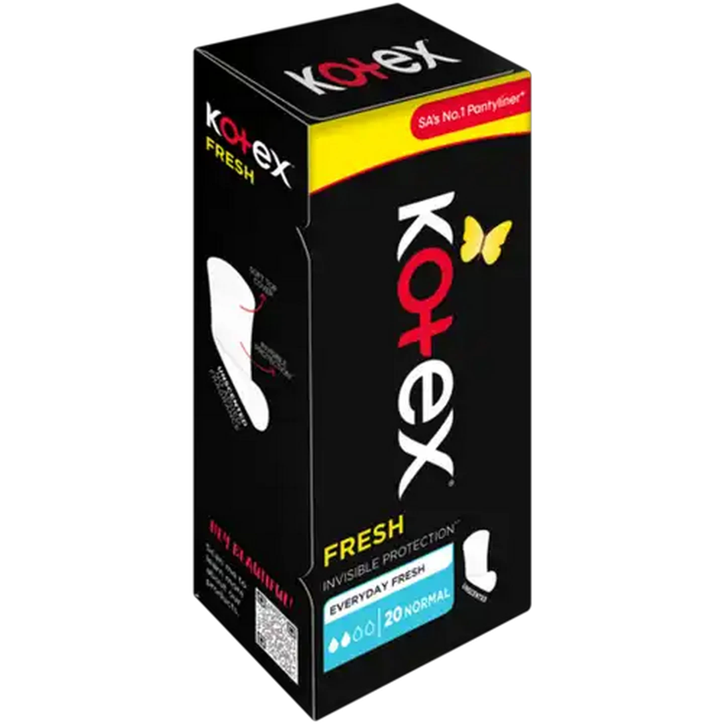 Image of Kotex Normal Unscented Fresh Liners 20 Pack
