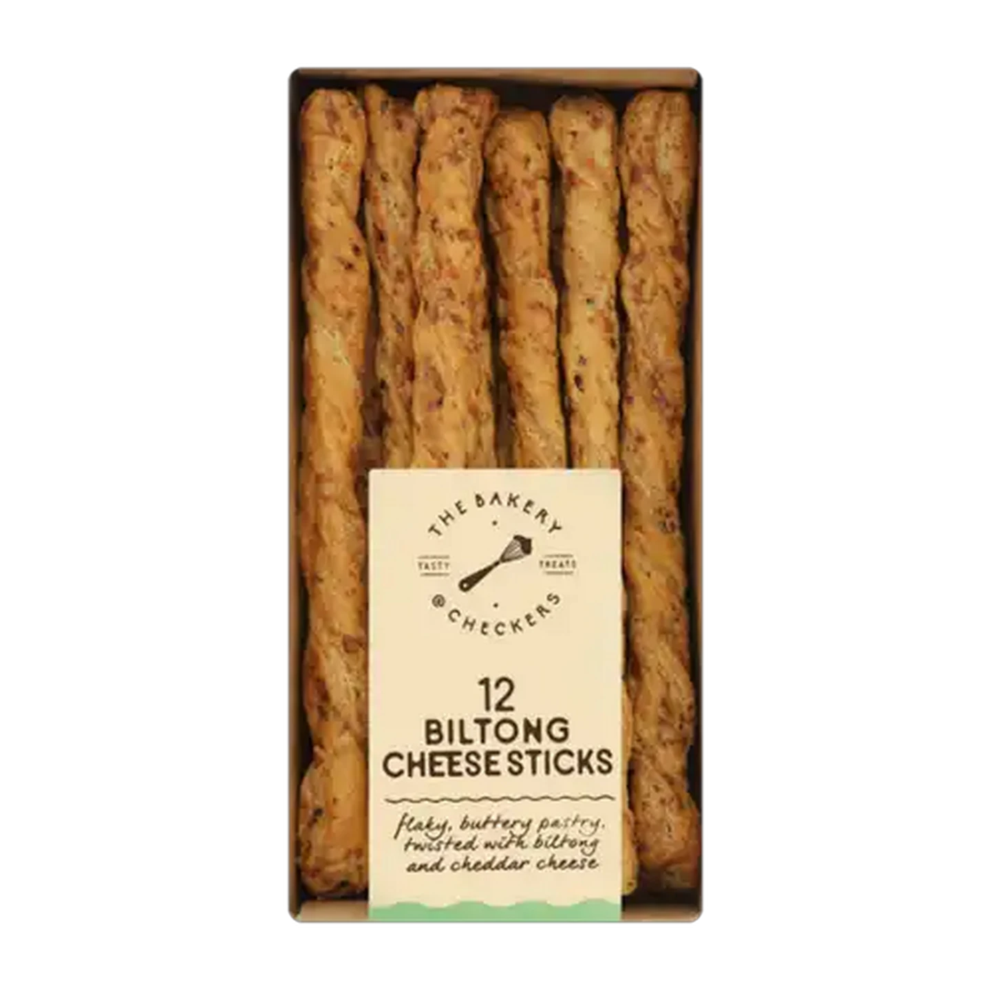 Image of The Bakery Biltong Flavoured Cheese Sticks 12 Pack