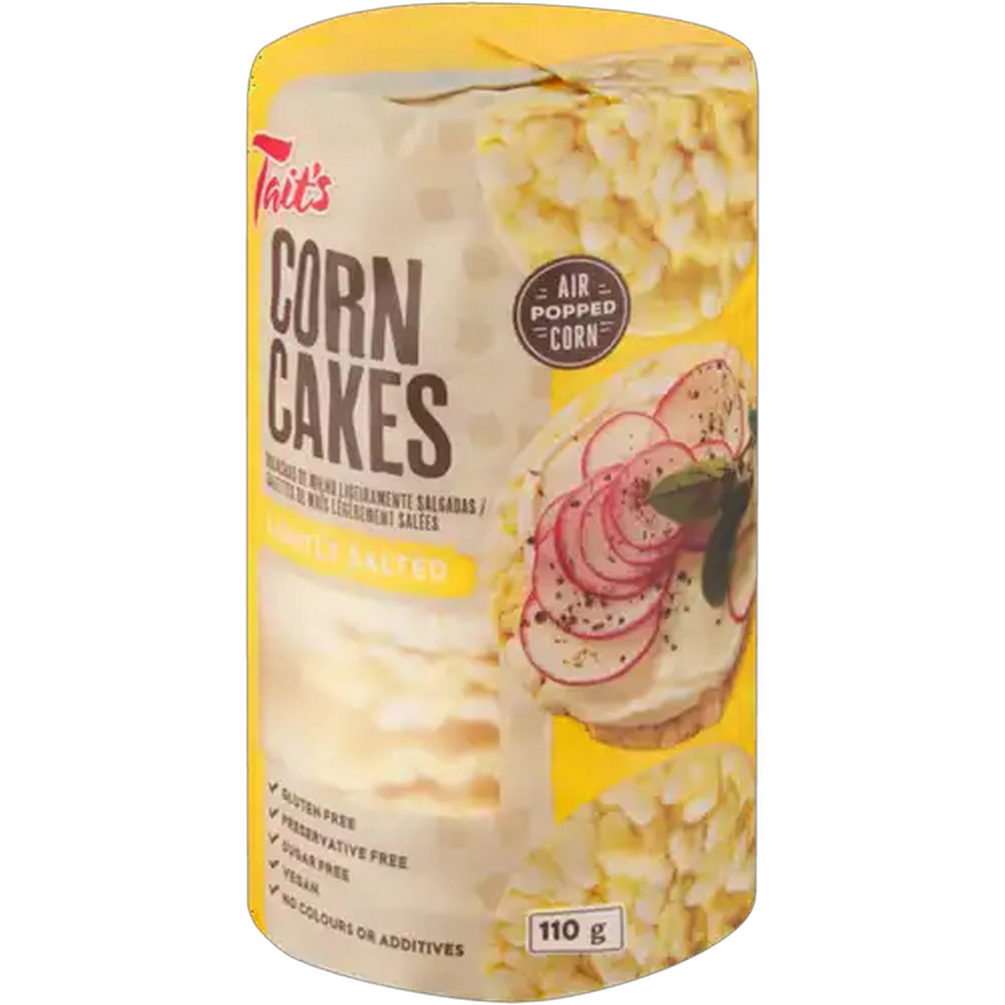 Image of Tait's Lightly Salted Corn Cakes 110g