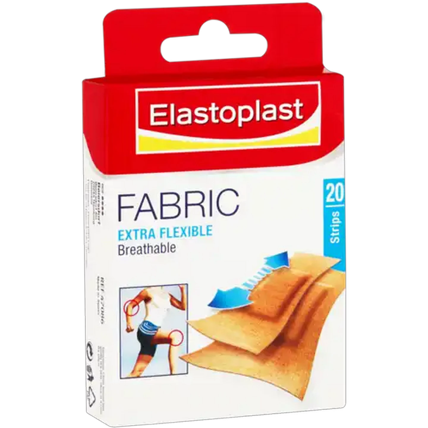 Image of Elastoplast Extra Flexible Breathable Fabric Plasters 20 Pack