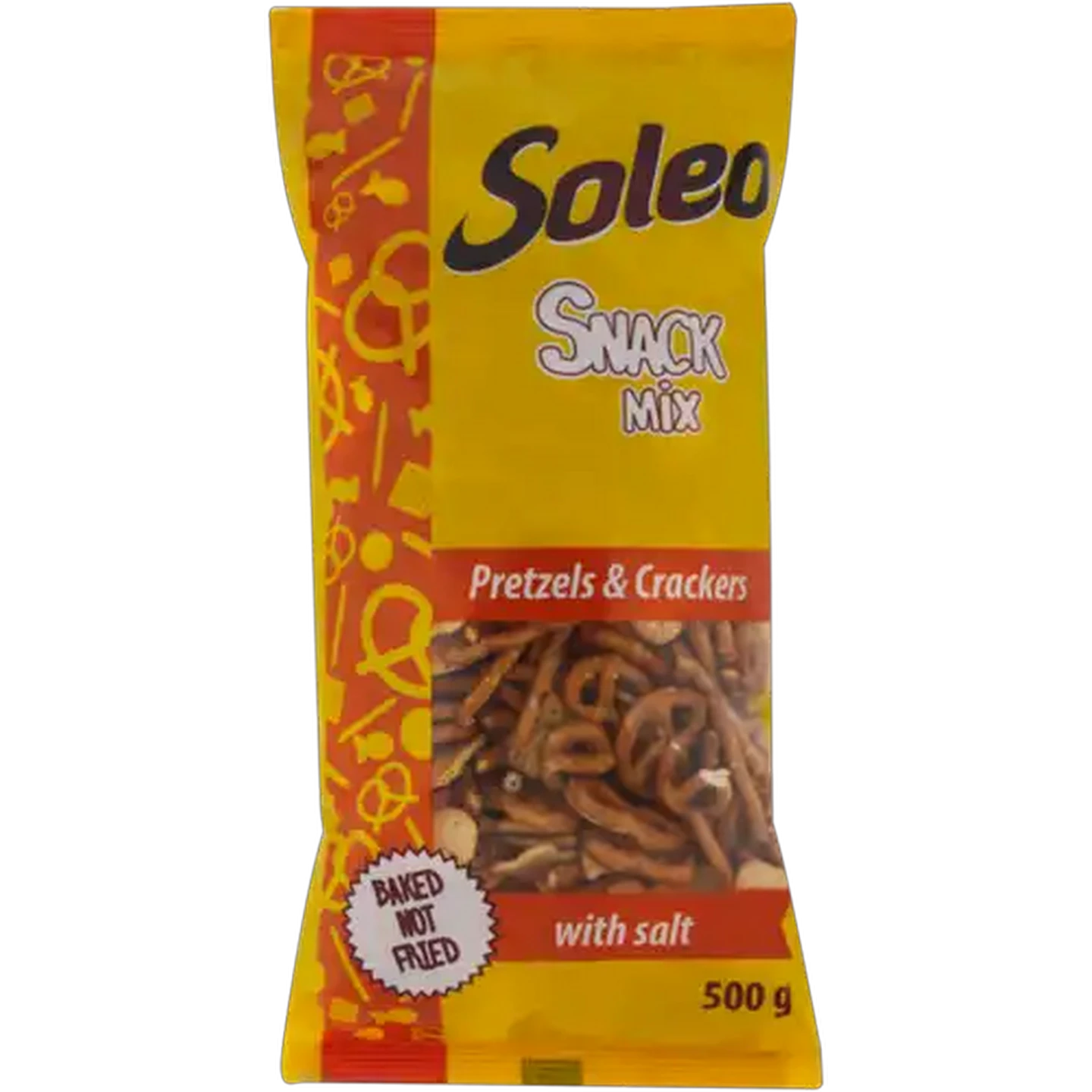 Image of Soleo Cracker & Pretzel Snack Mix 500g