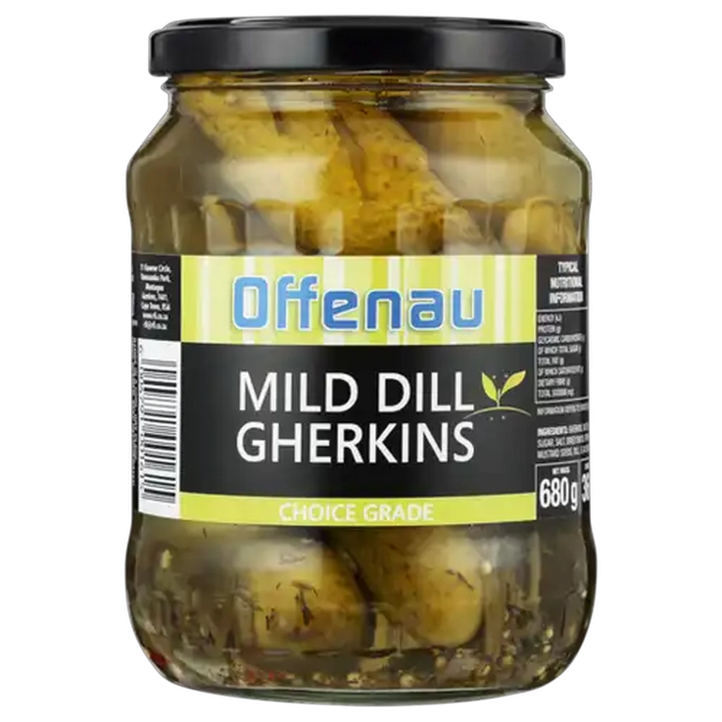 Image of Offenau Mild Dill Gherkins 680g