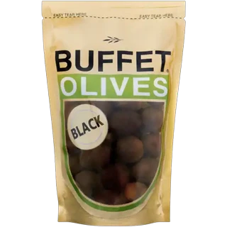 Buffet Olives Black Olives Sachet 200g