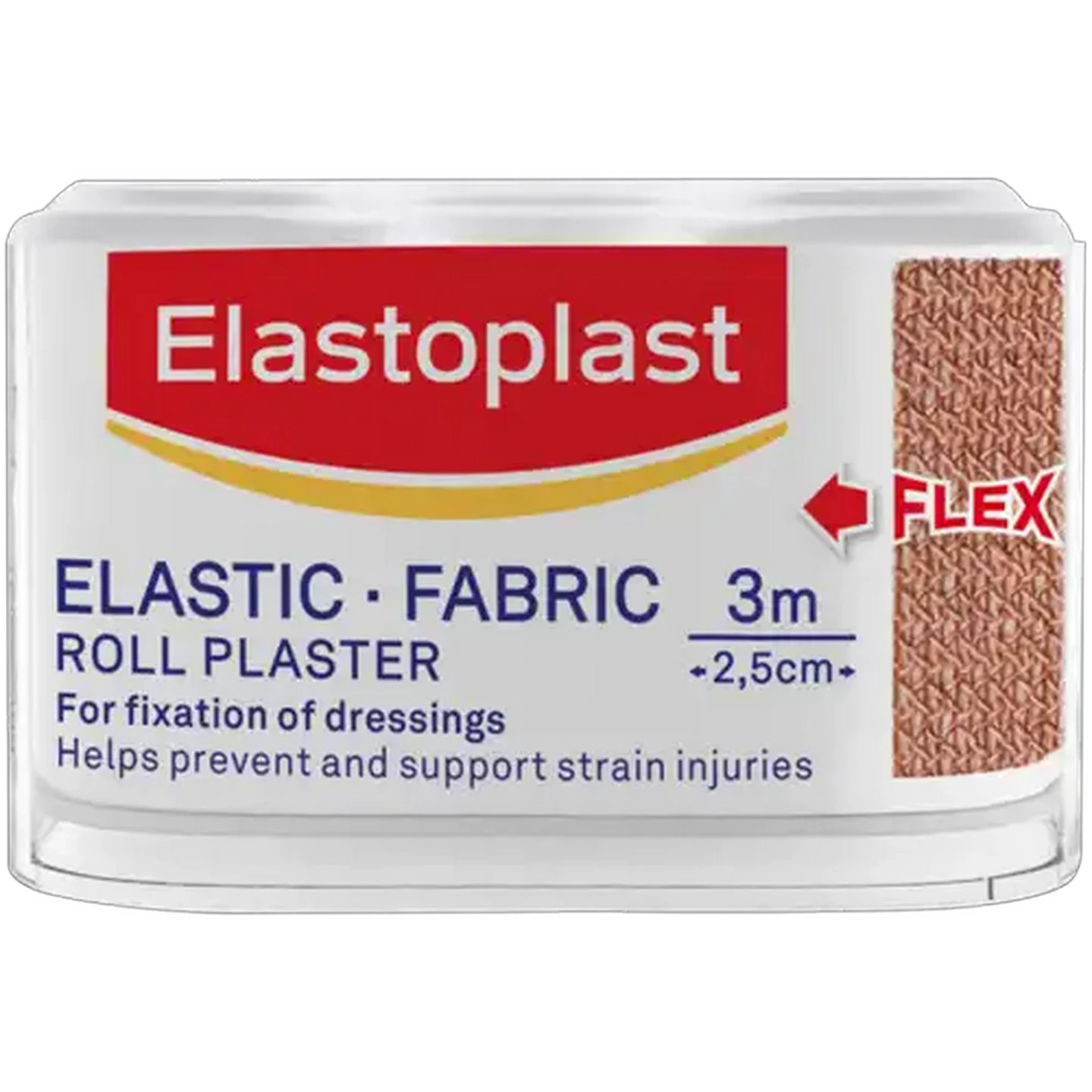 Image of Elastoplast Elastic Fabric Roll Plaster 2.5cm x 3m