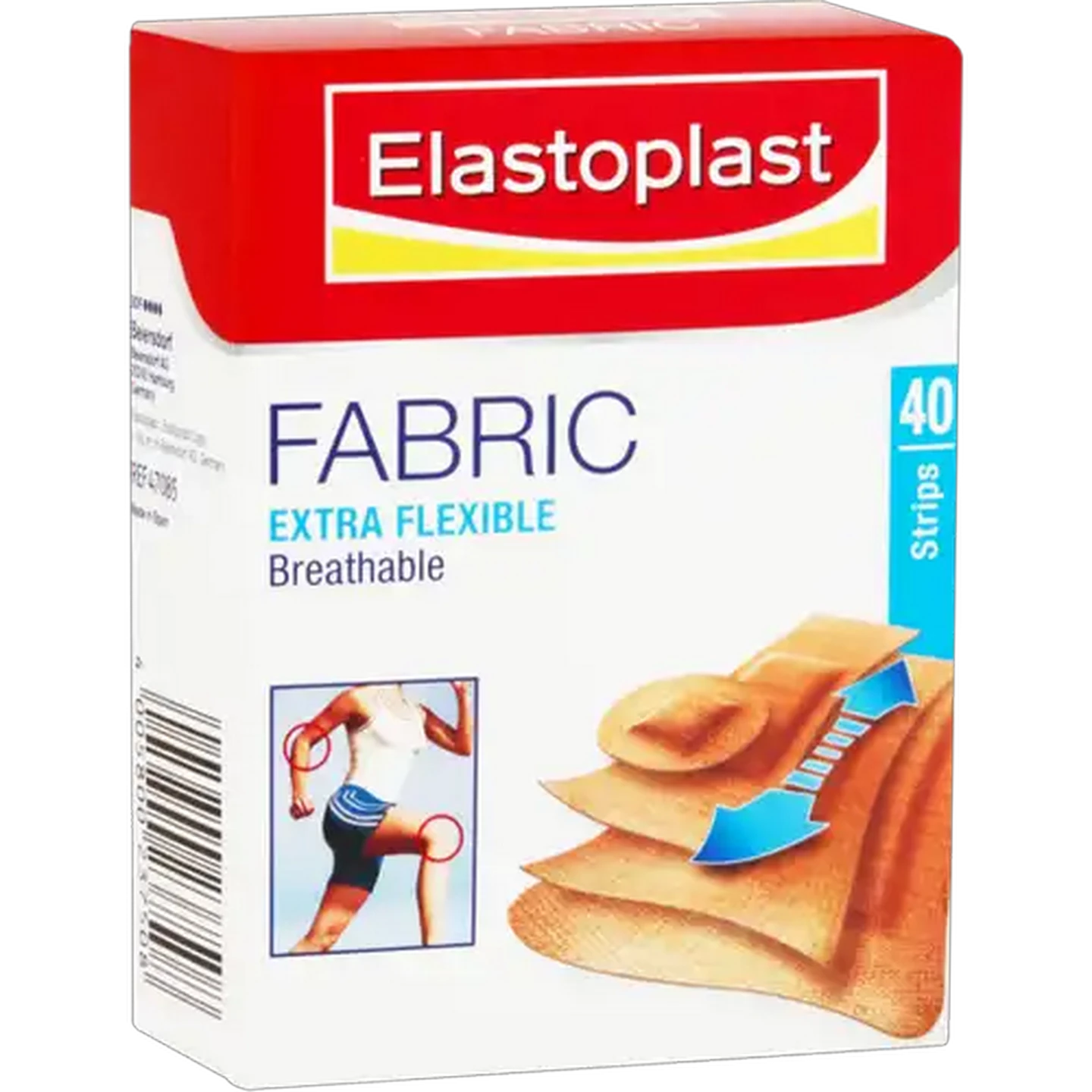 Image of Elastoplast Extra Flexible Breathable Fabric Plasters 40 Pack