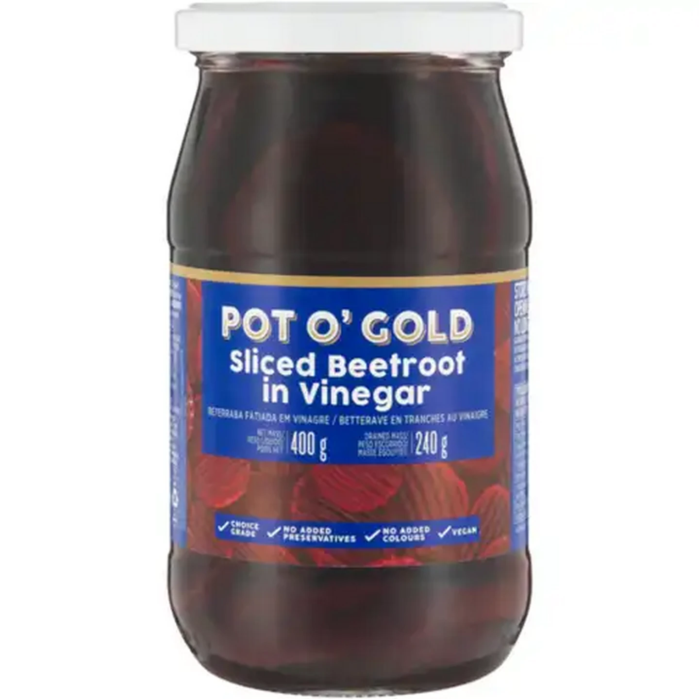 Image of Pot O' Gold Sliced Beetroot in Vinegar 400g