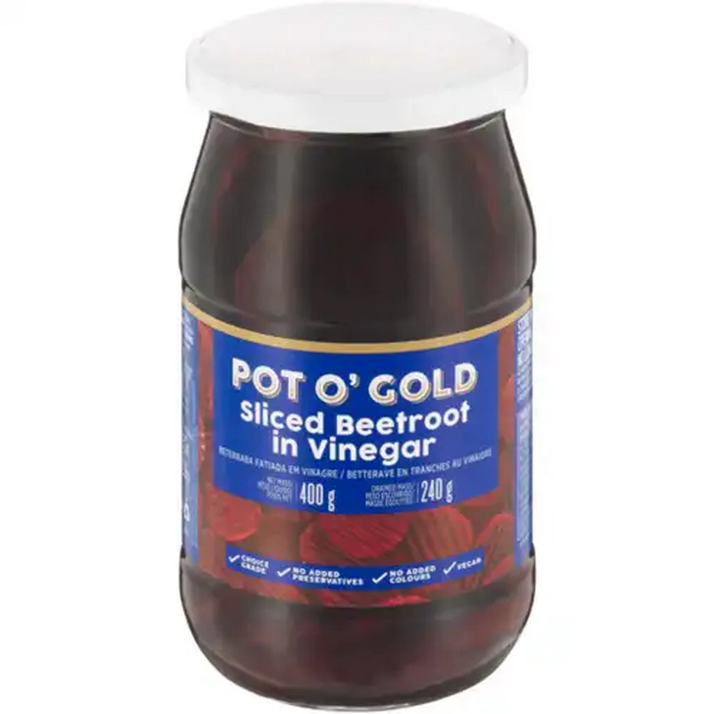 Image of Pot O' Gold Sliced Beetroot in Vinegar 400g