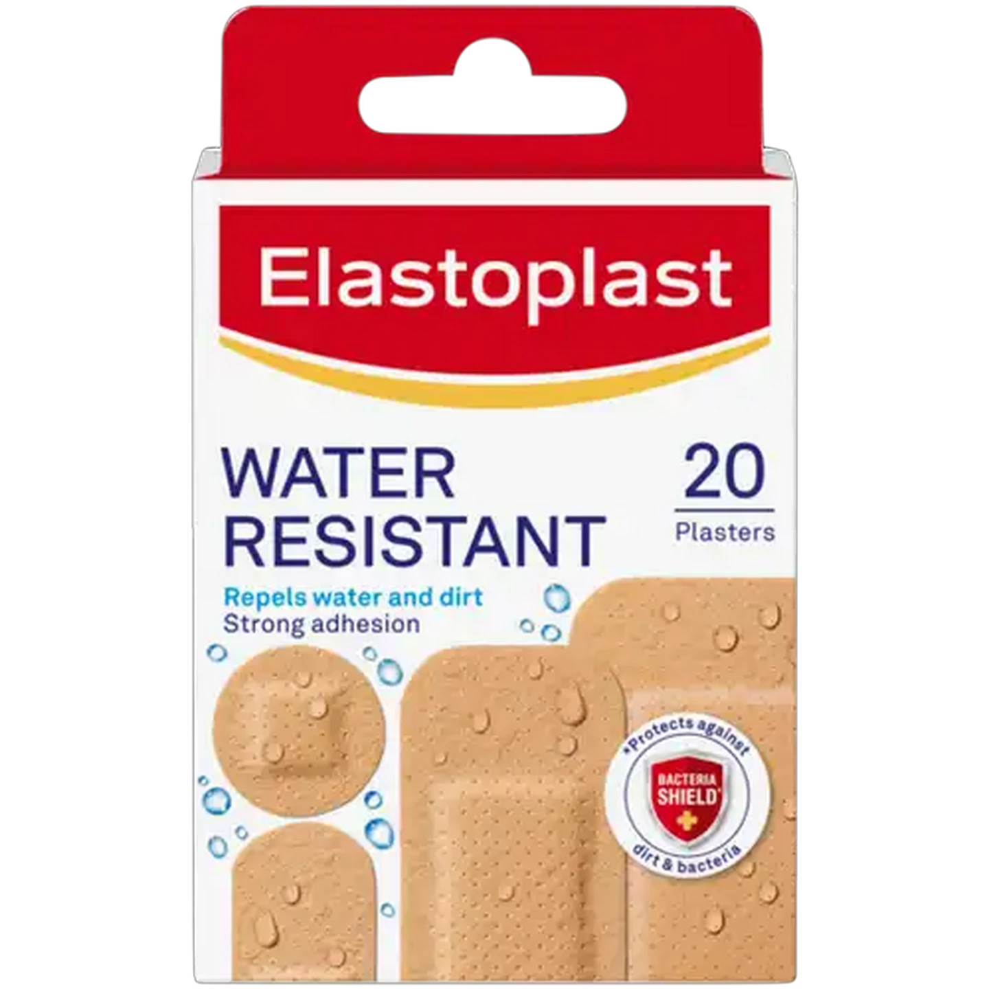 Image of Elastoplast Assorted Water Resistant Plasters 20 Pack