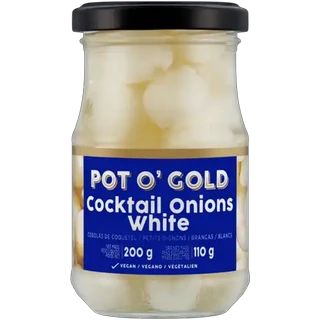 Pot O' Gold White Cocktail Onions 200g