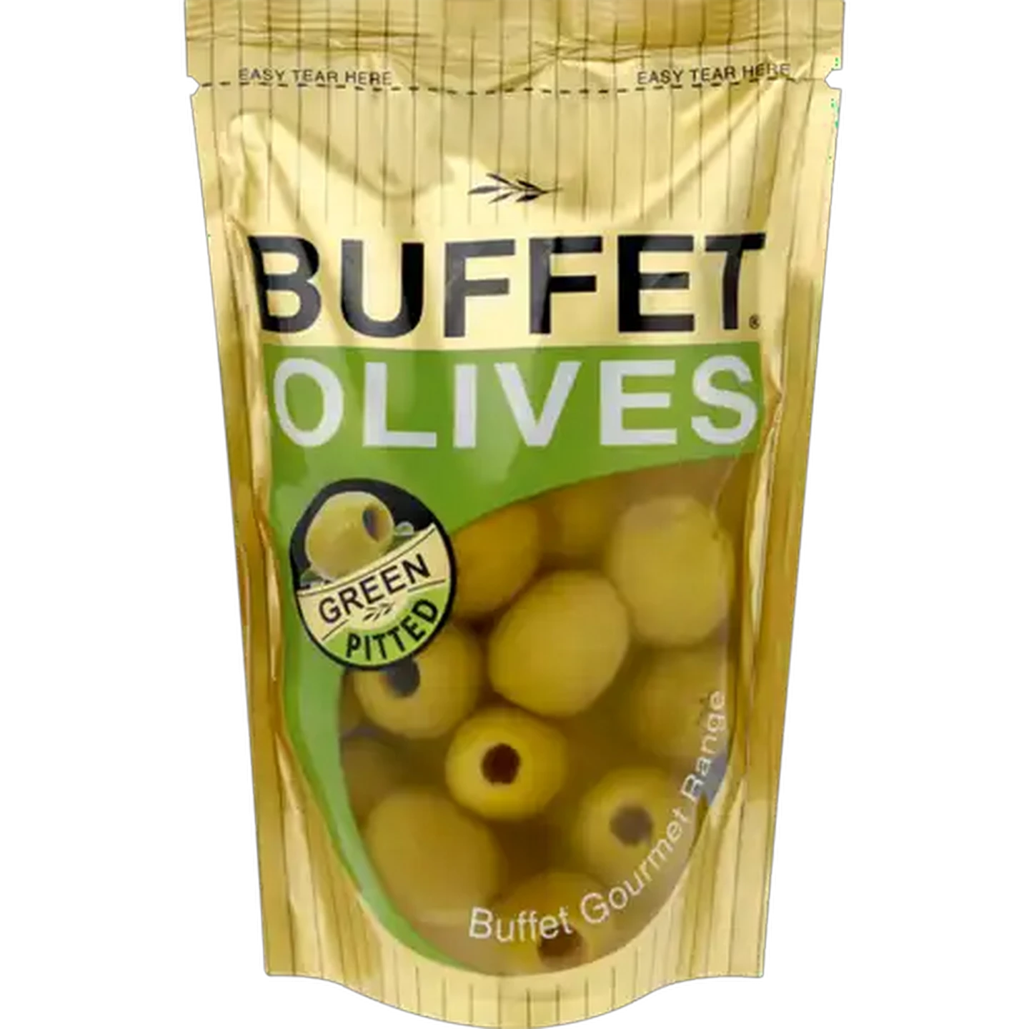 Image of Buffet Olives Pitted Green Olives Sachet 200g