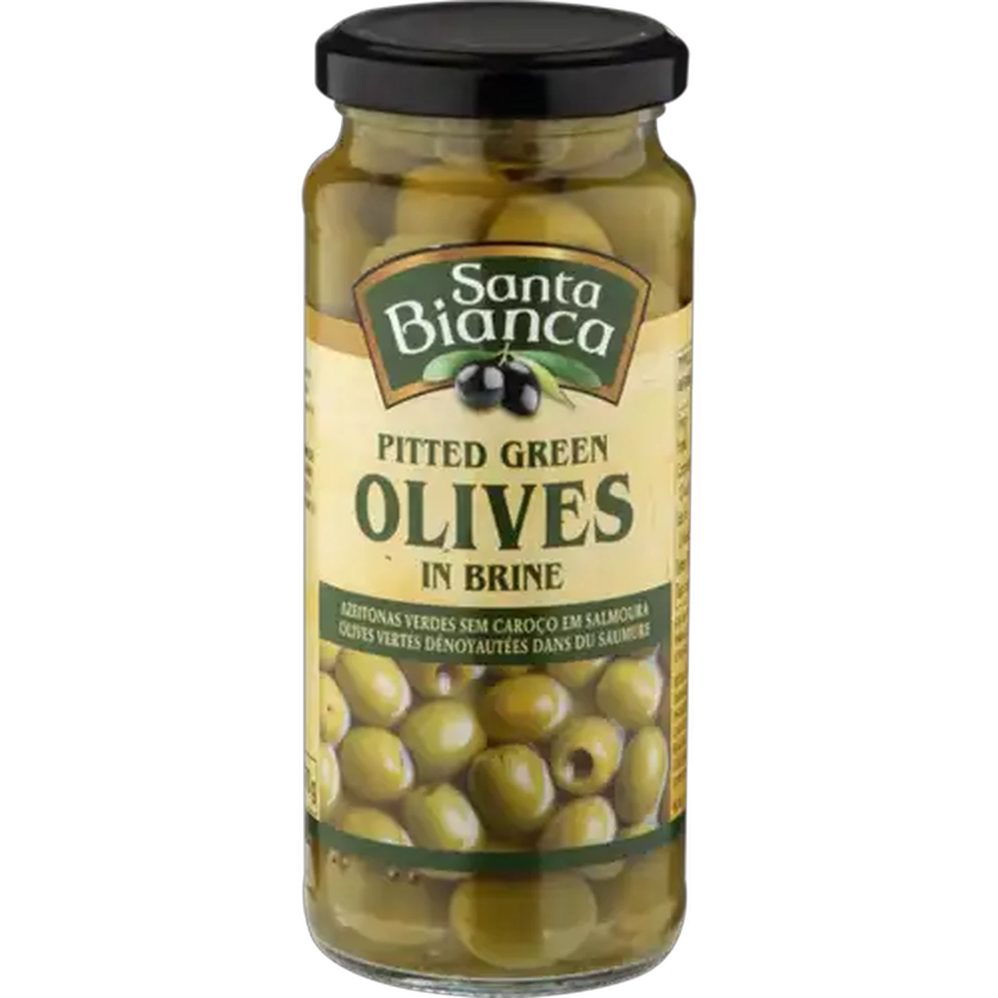 Image of Santa Bianca Pitted Green Olives 335g