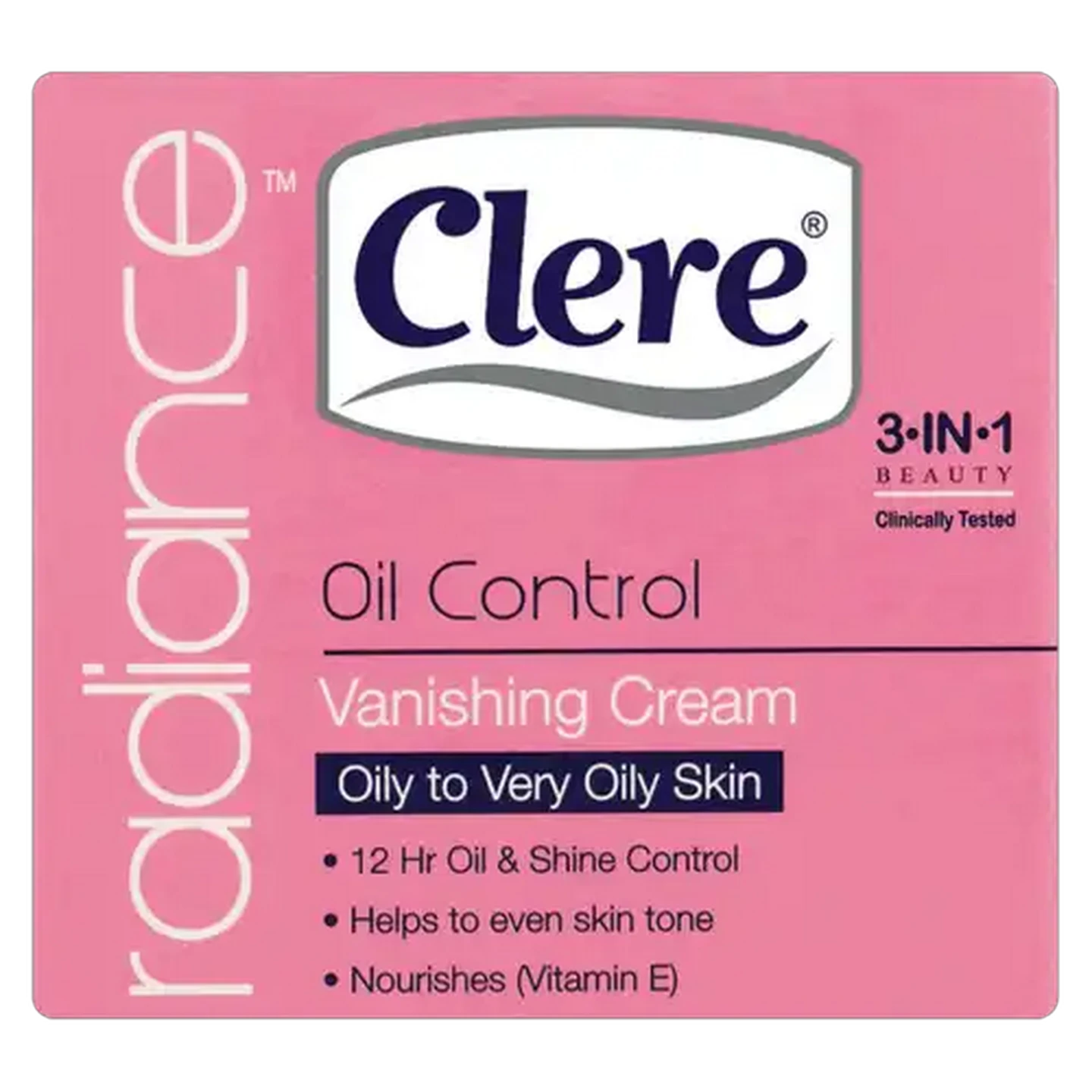 Image of Clere Very Oily Vanishing Cream 50ml