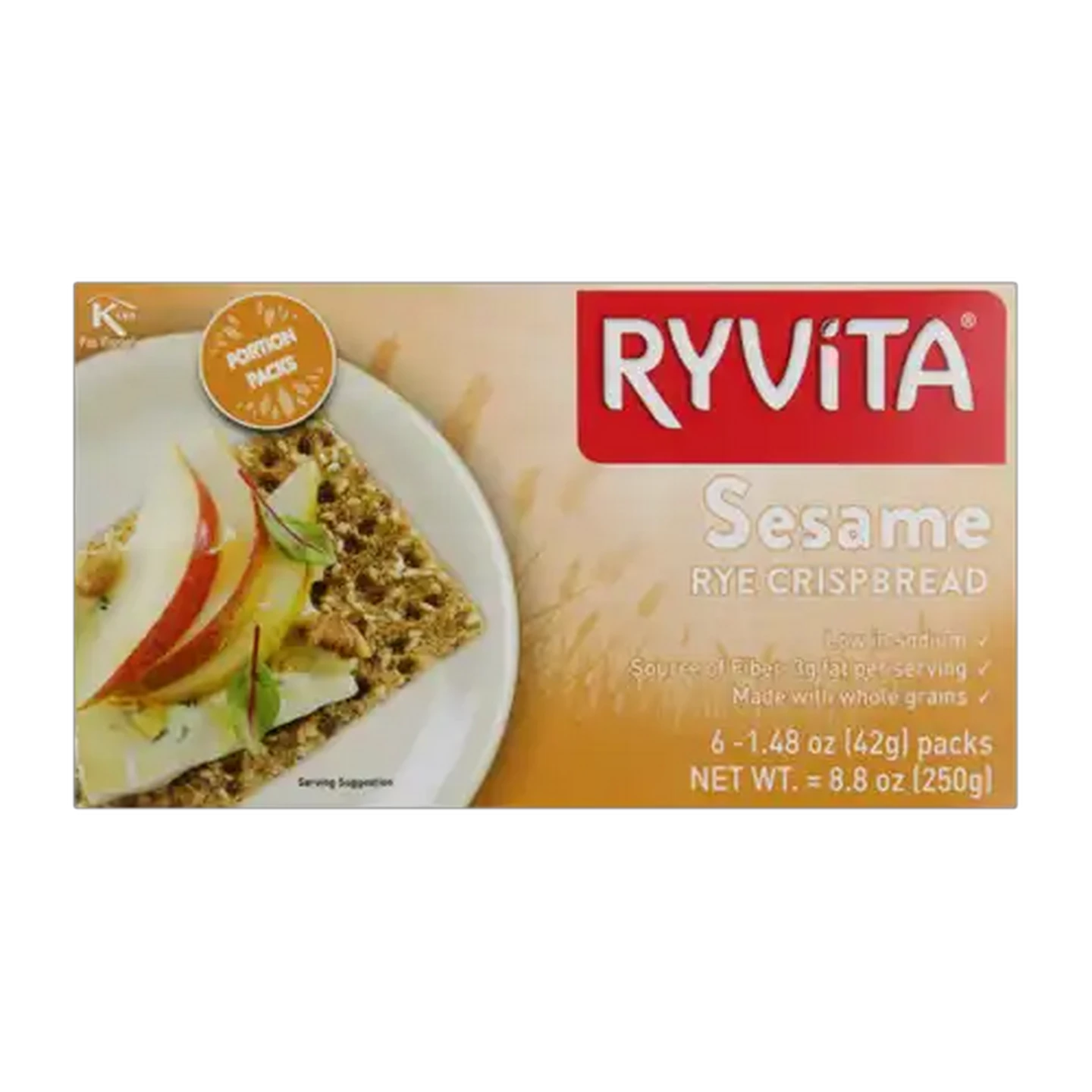 Image of Ryvita Sesame Rye Crispbread 250g