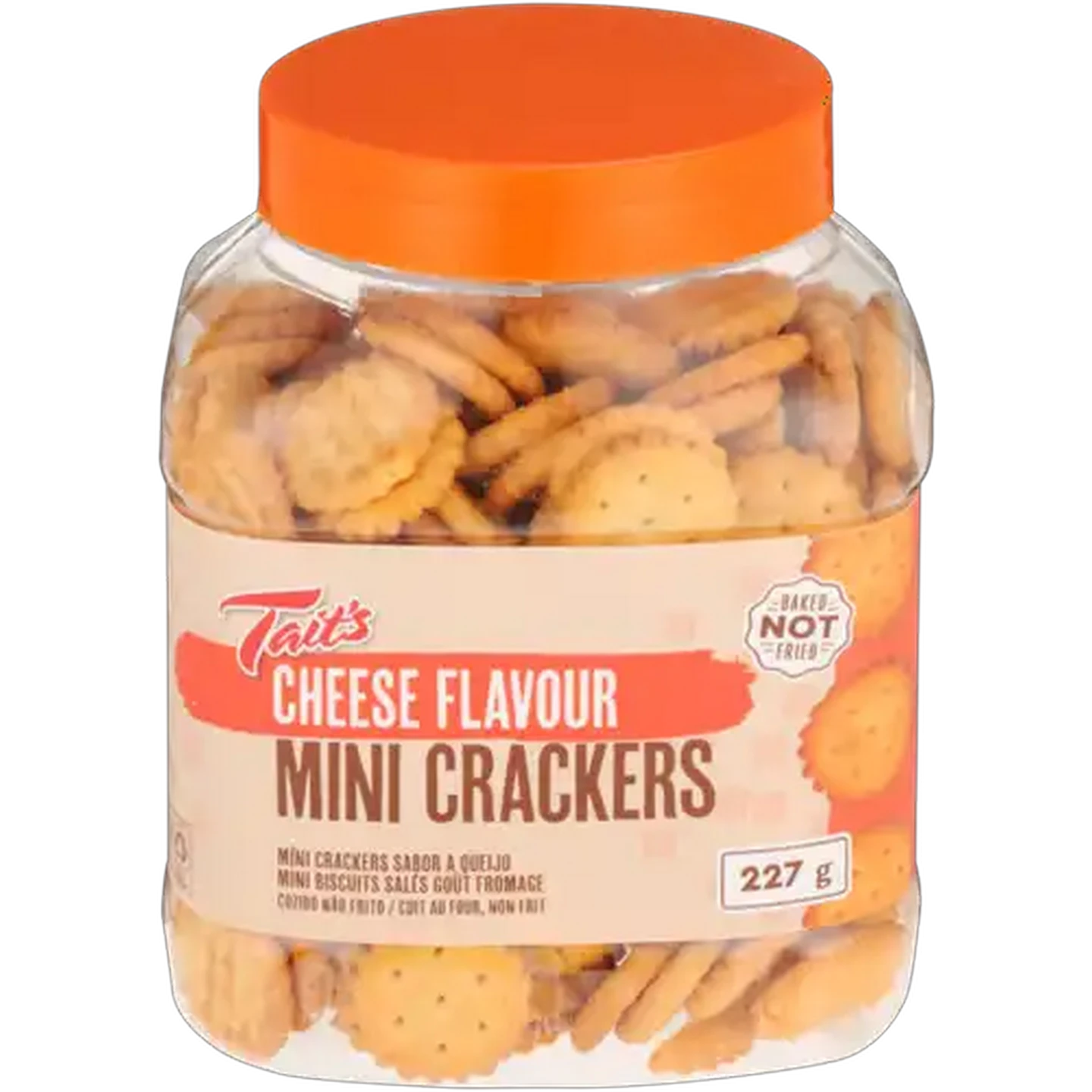 Image of Tait's Cheese Flavoured Mini Crackers 227g