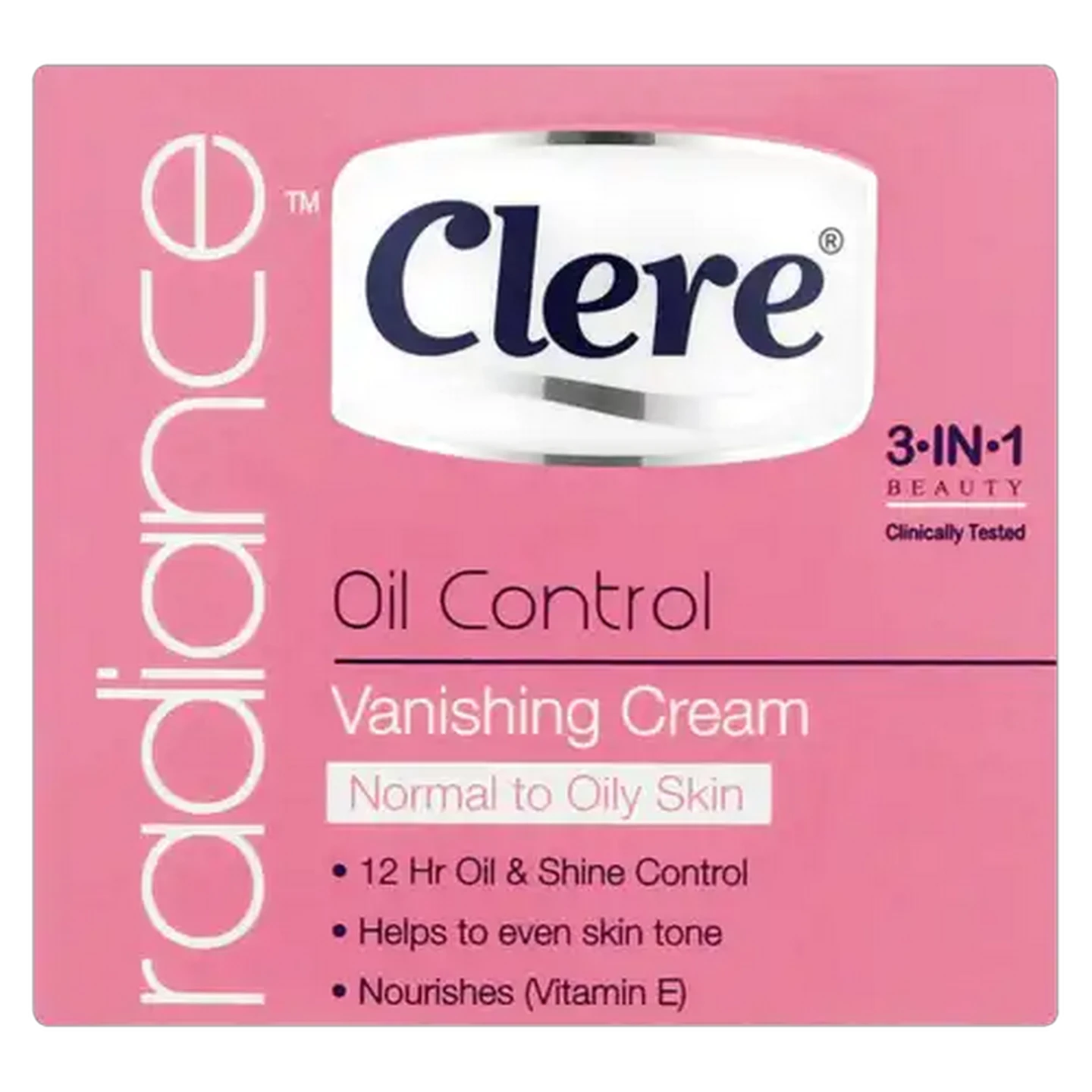 Image of Clere Oil Control Vanishing Cream 50ml