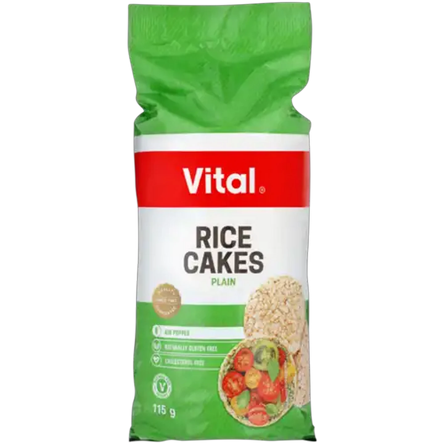 Image of Vital Plain Rice Cakes Bag 115g