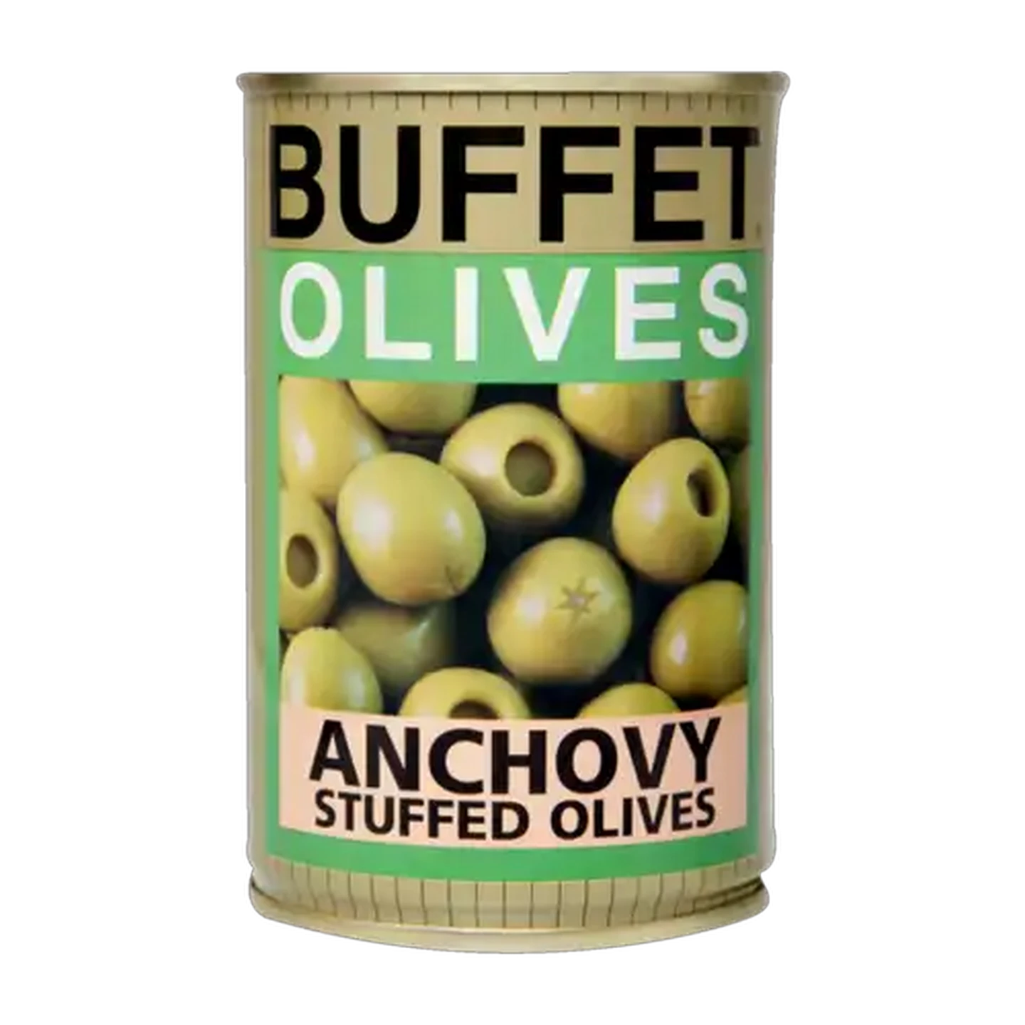 Image of Buffet Olives Anchovy Stuffed Olives Can 300g