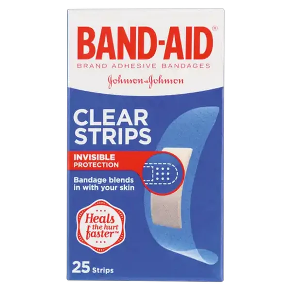 Band-Aid Clear Strips 25 Pack