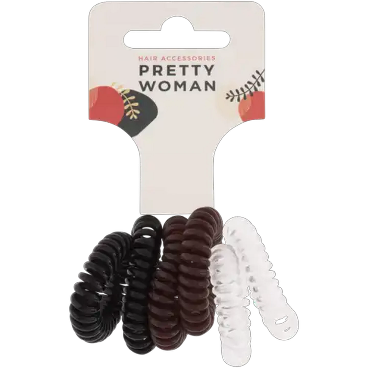 Image of Pretty Woman Spiral Elastic Hair Accessories 6-Pack