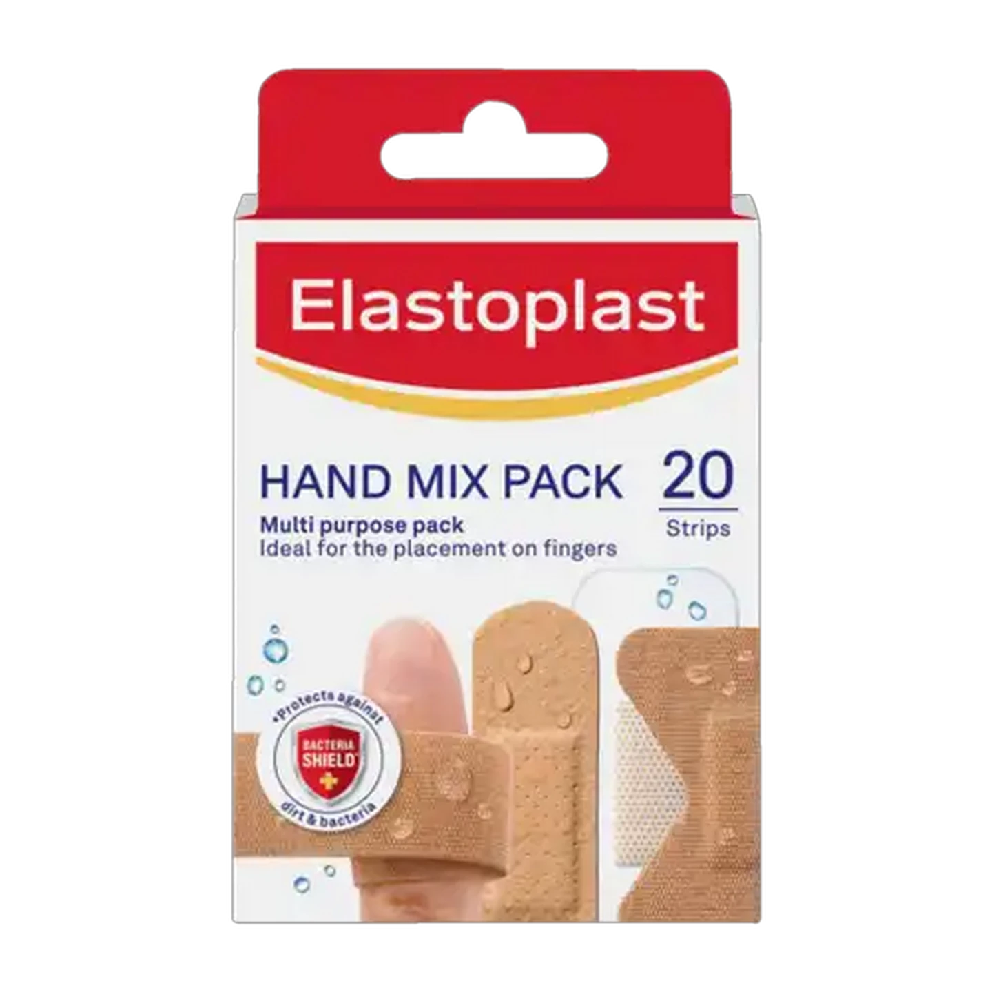 Image of Elastoplast Hand Mix Plasters 20 Pack