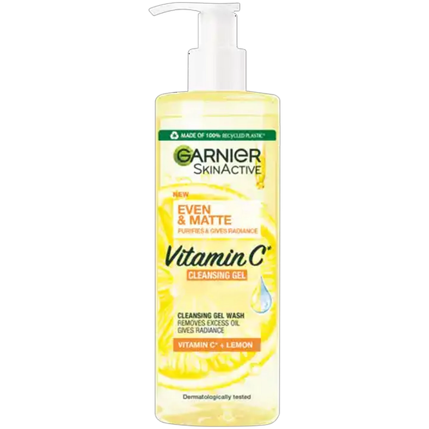 Image of Garnier Even & Matte Cleansing Gel 400ml