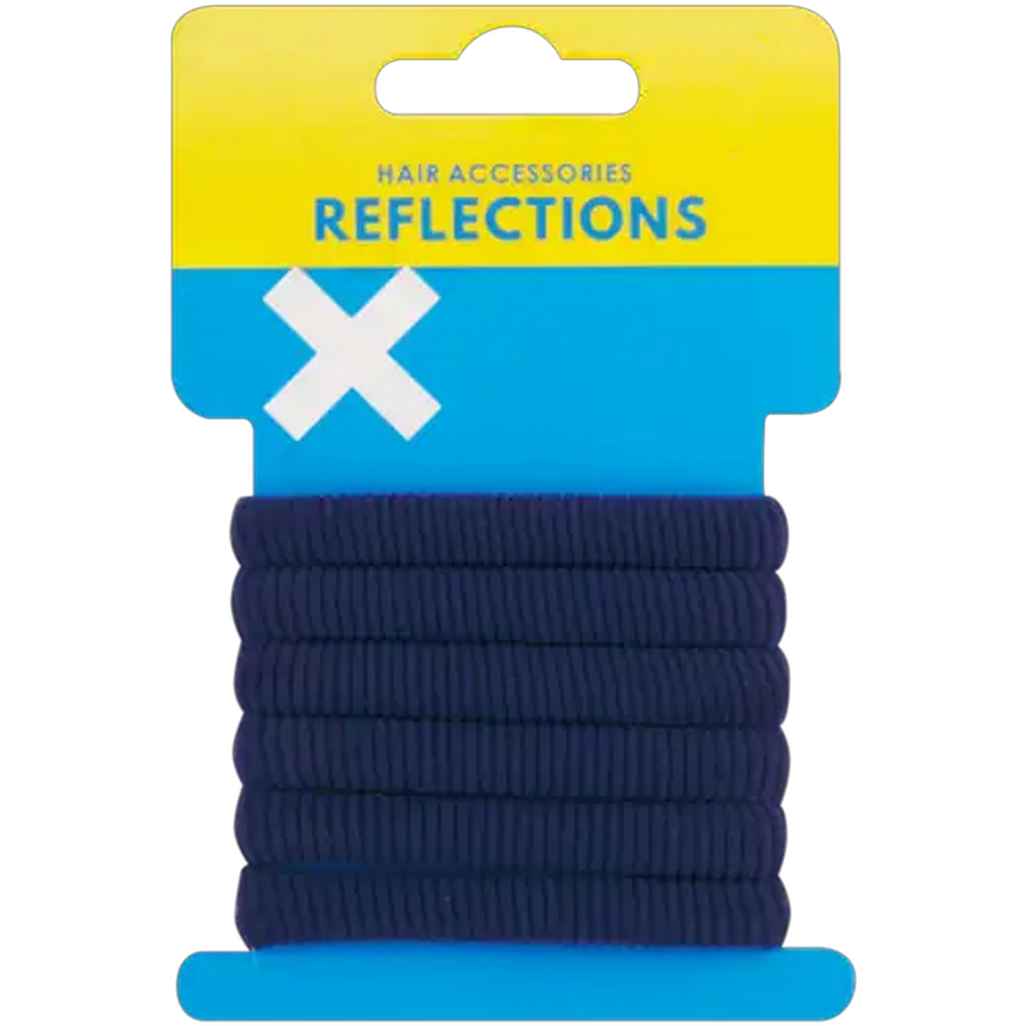 Image of Reflections Navy Knitted Pony Bands 6-Pack