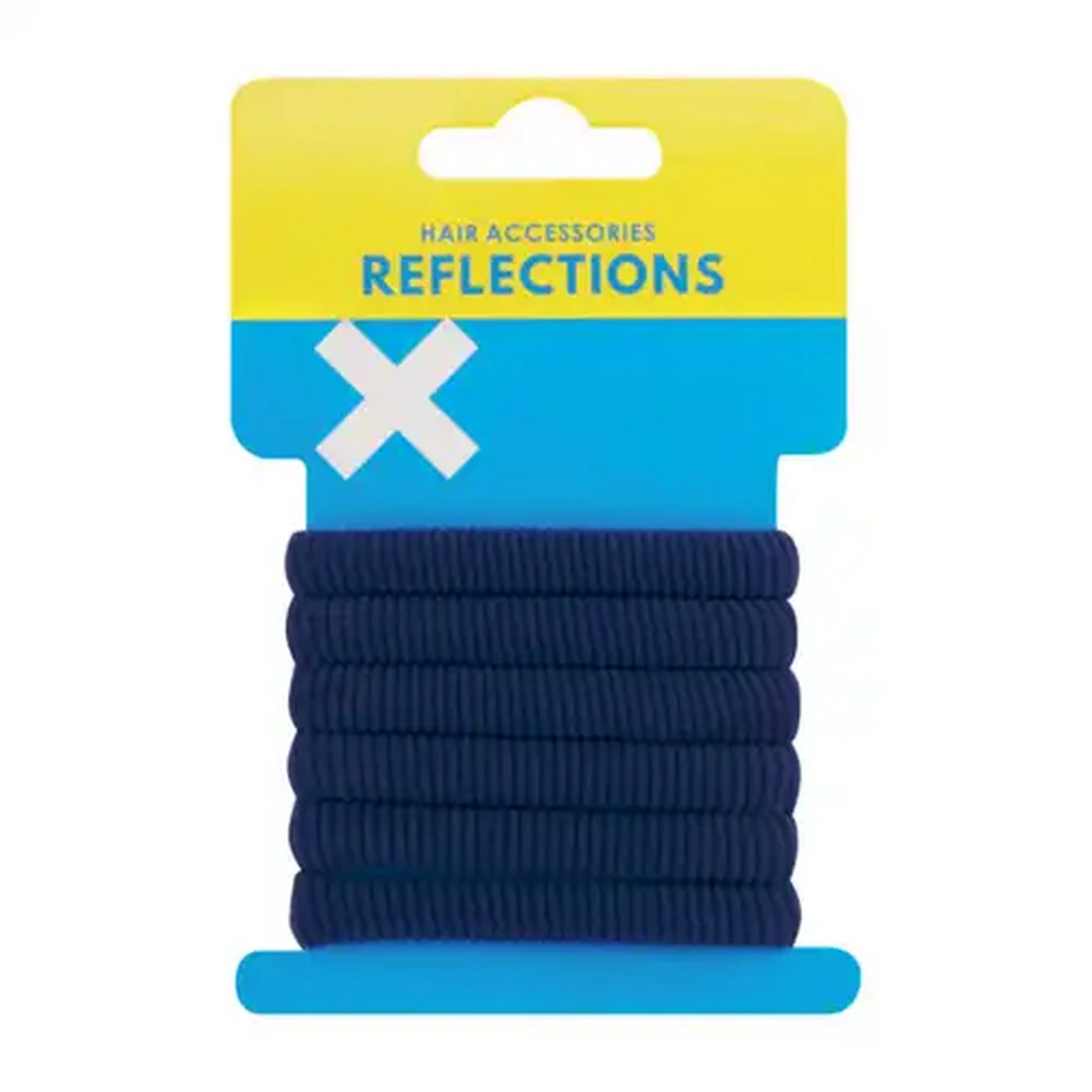 Image of Reflections Navy Knitted Pony Bands 6-Pack