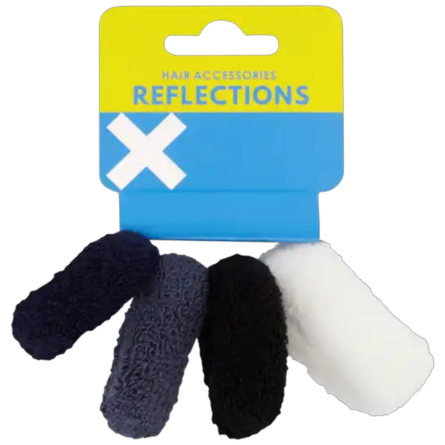 Image of Reflections Thick Knitted Hair Ties 4 Piece