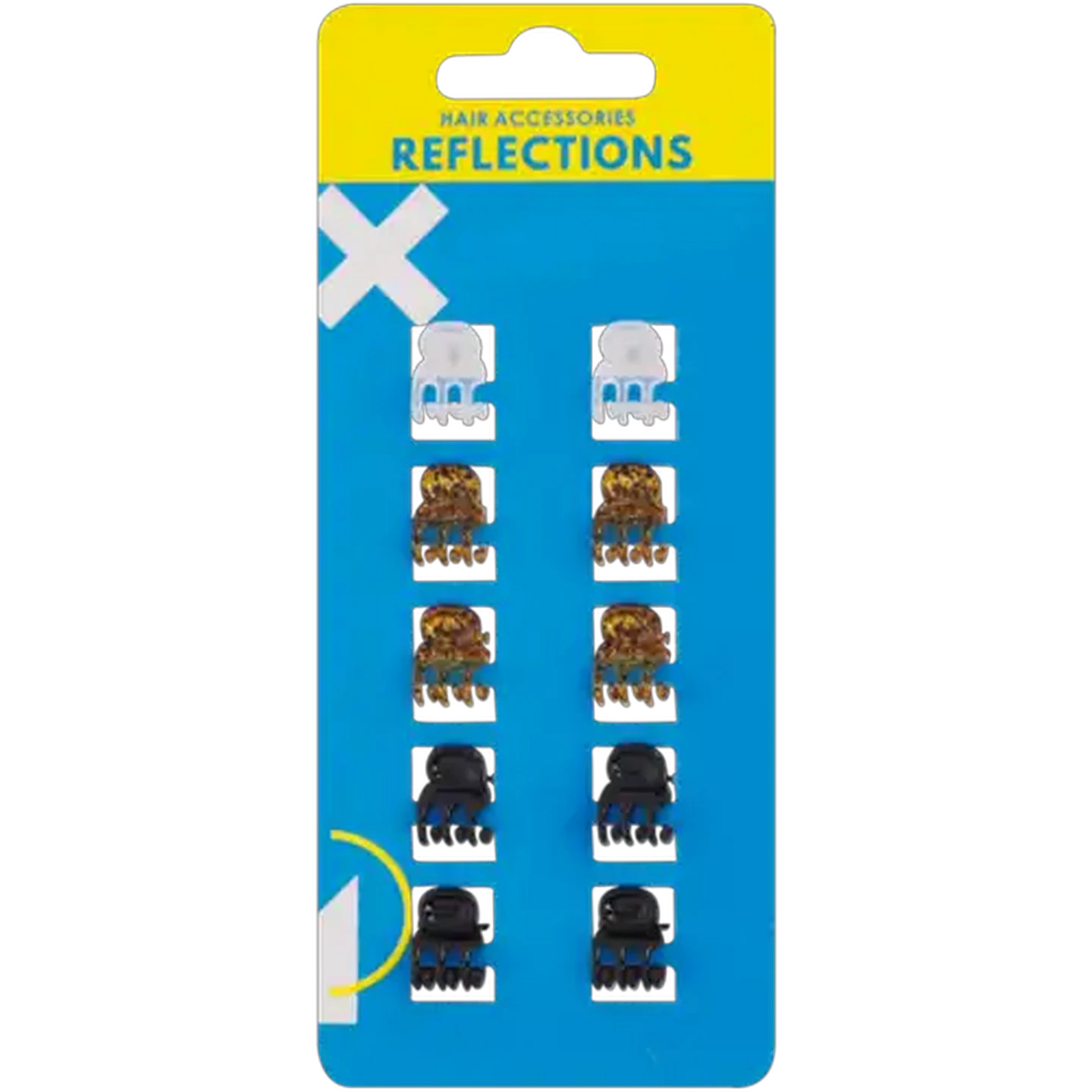Image of Reflections Assorted Mini Claw Clips 10-Pack