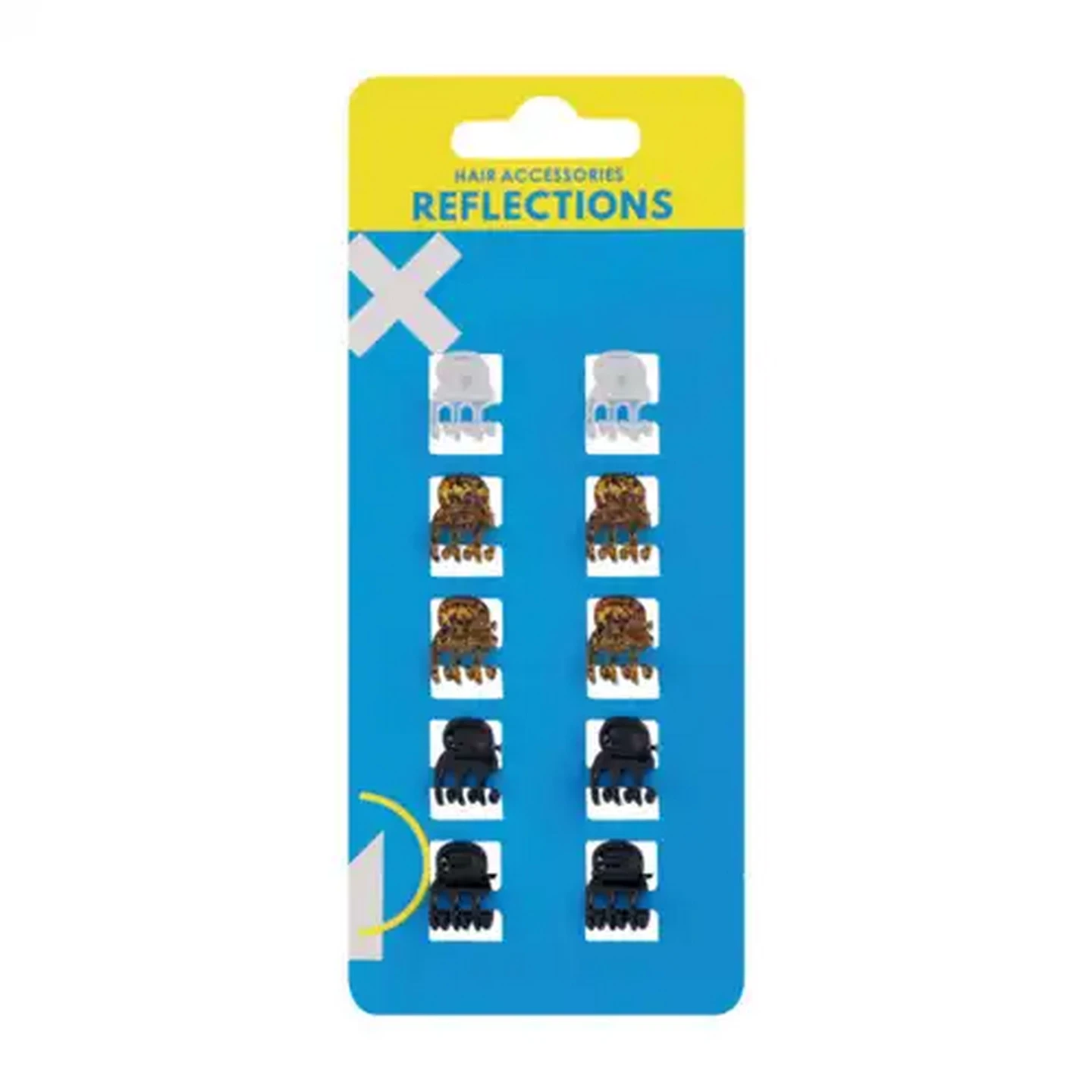 Image of Reflections Assorted Mini Claw Clips 10-Pack