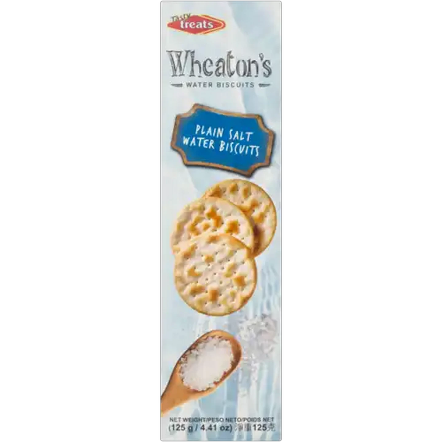 Image of Tasty Treats Wheaton's Plain Salt Water Biscuits 125g