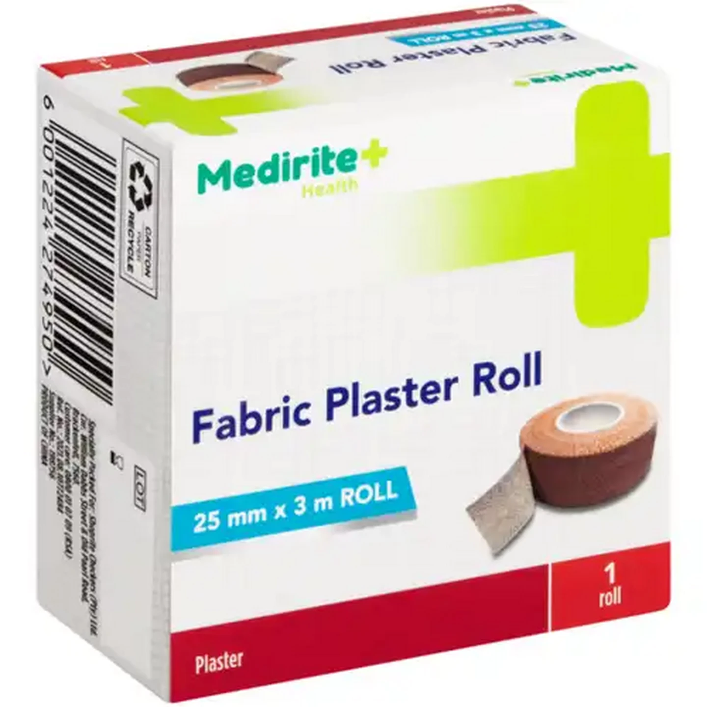 Image of Medirite Brown Fabric Plaster Roll