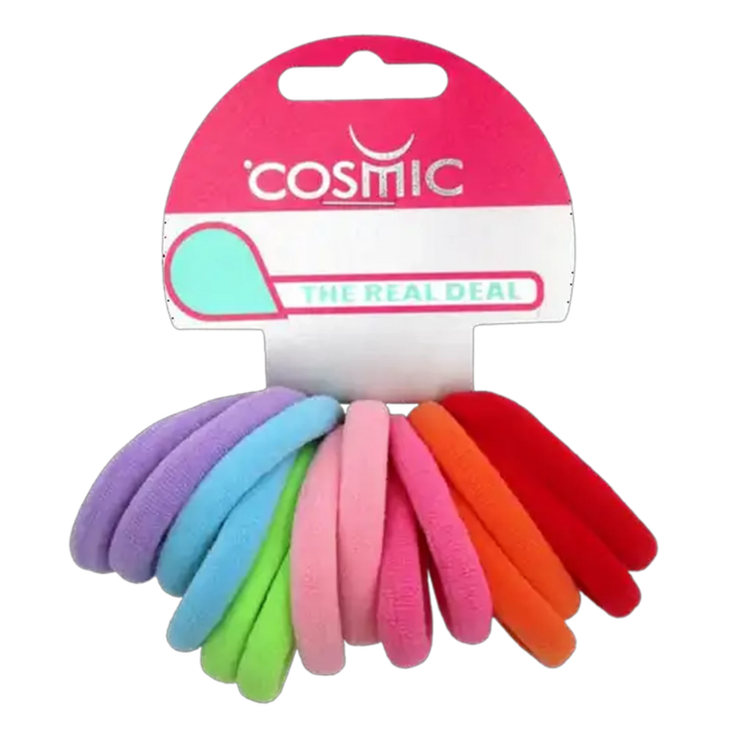 Image of Cosmic Multicoloured Bright Kids Elastic Bands Bright 14 Piece