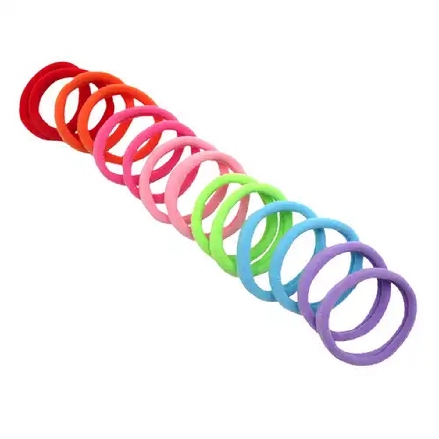 Image of Cosmic Multicoloured Bright Kids Elastic Bands Bright 14 Piece