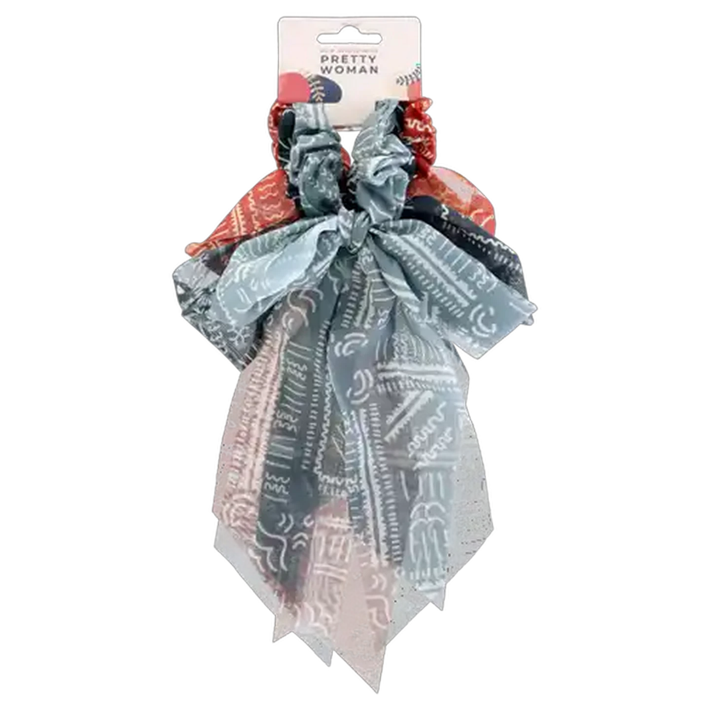 Image of Pretty Woman Miss Saigon Scrunchy with Bow 3 Piece