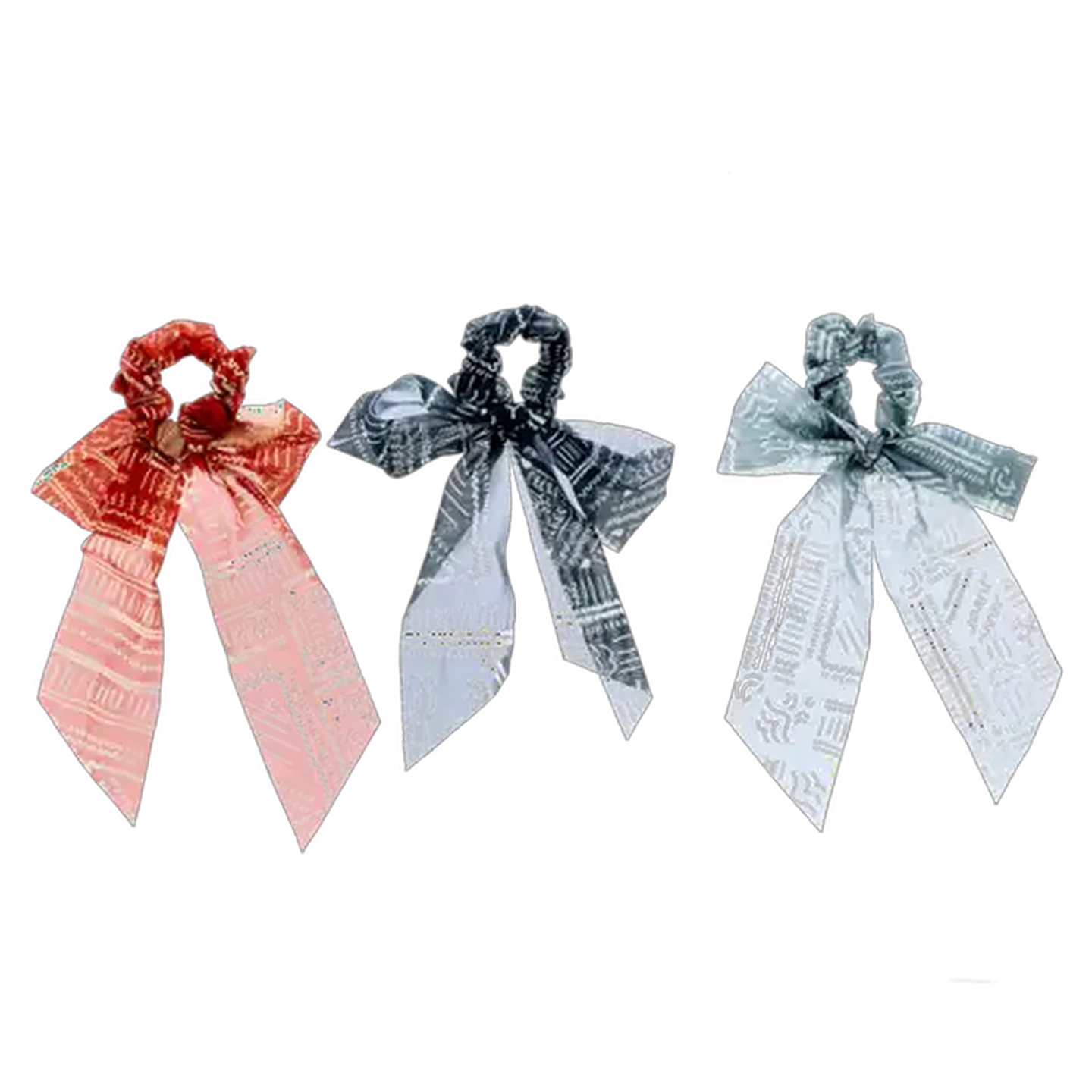 Image of Pretty Woman Miss Saigon Scrunchy with Bow 3 Piece
