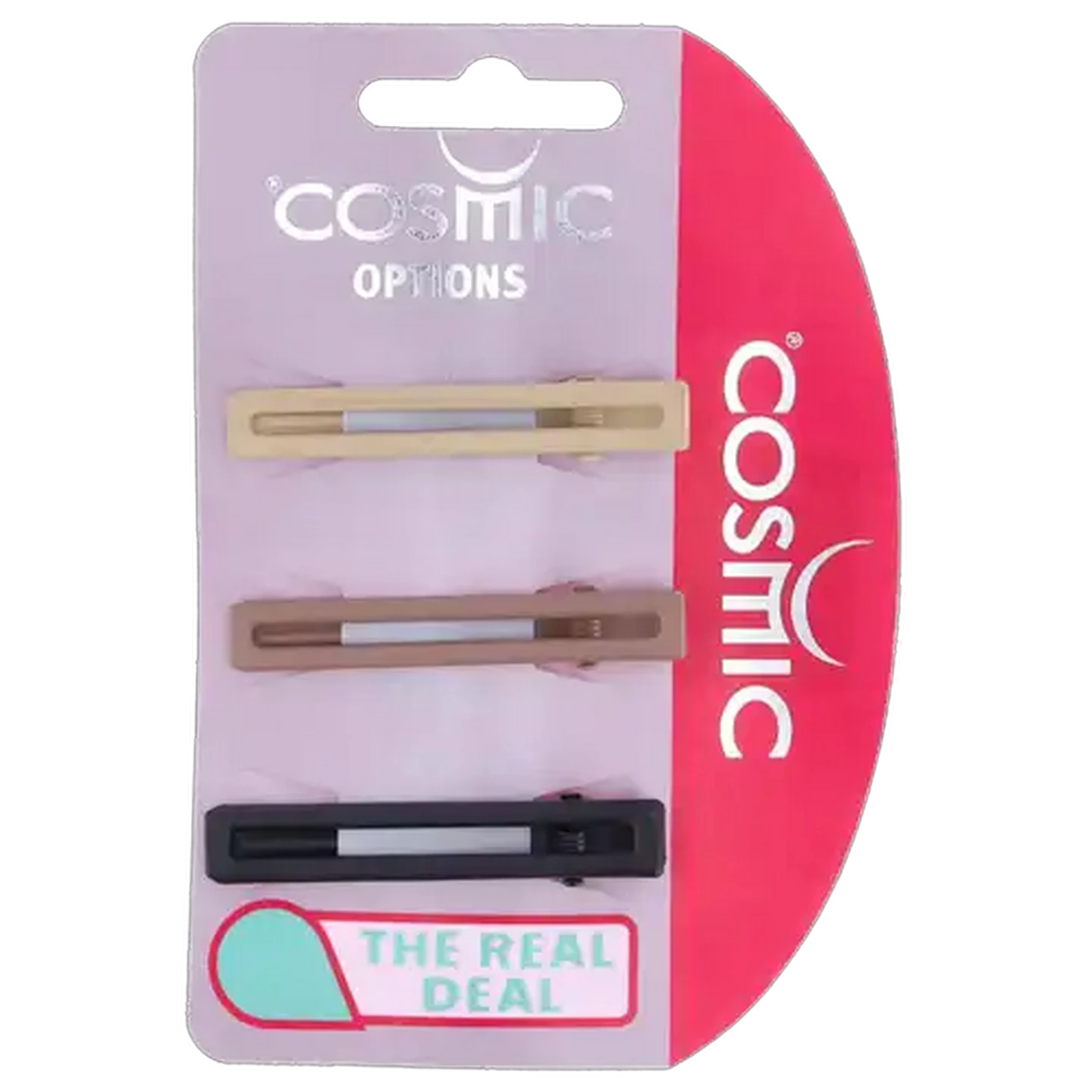 Image of Cosmic Nude Classic Ladies Hair Clips 3 Pack