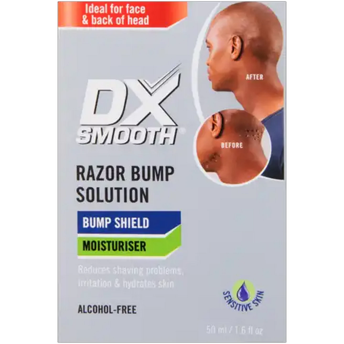Image of DX Smooth Bump Shield Razor Bump Solution Moisturiser 50ml