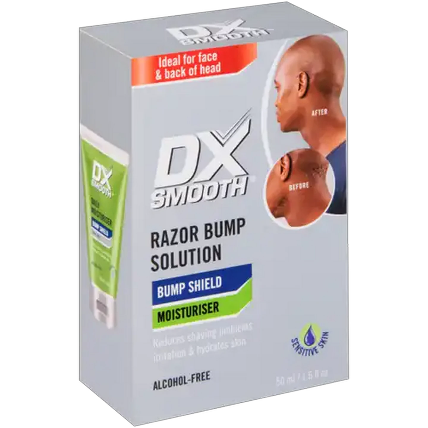 Image of DX Smooth Bump Shield Razor Bump Solution Moisturiser 50ml