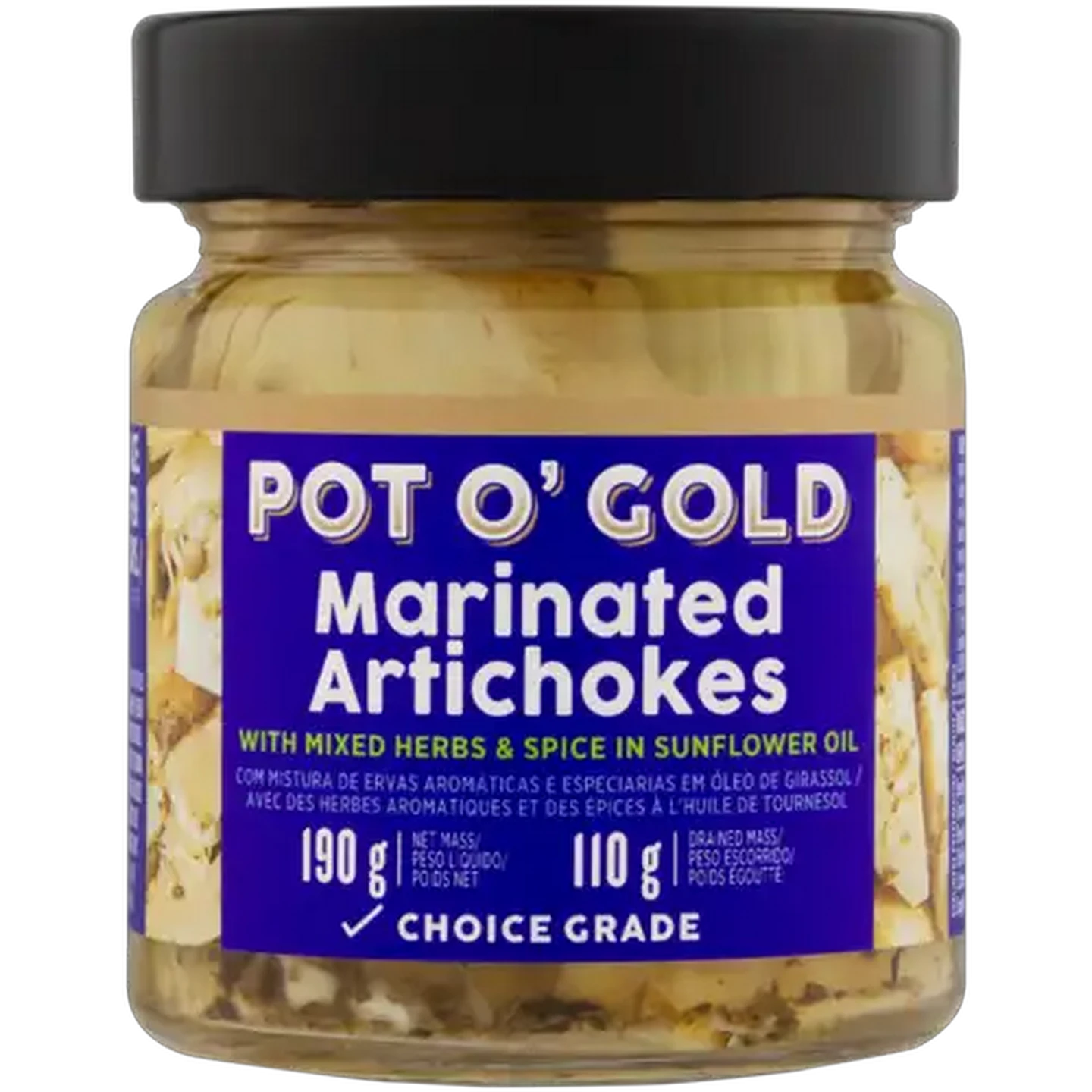 Image of Pot O' Gold Marinated Artichokes 190g