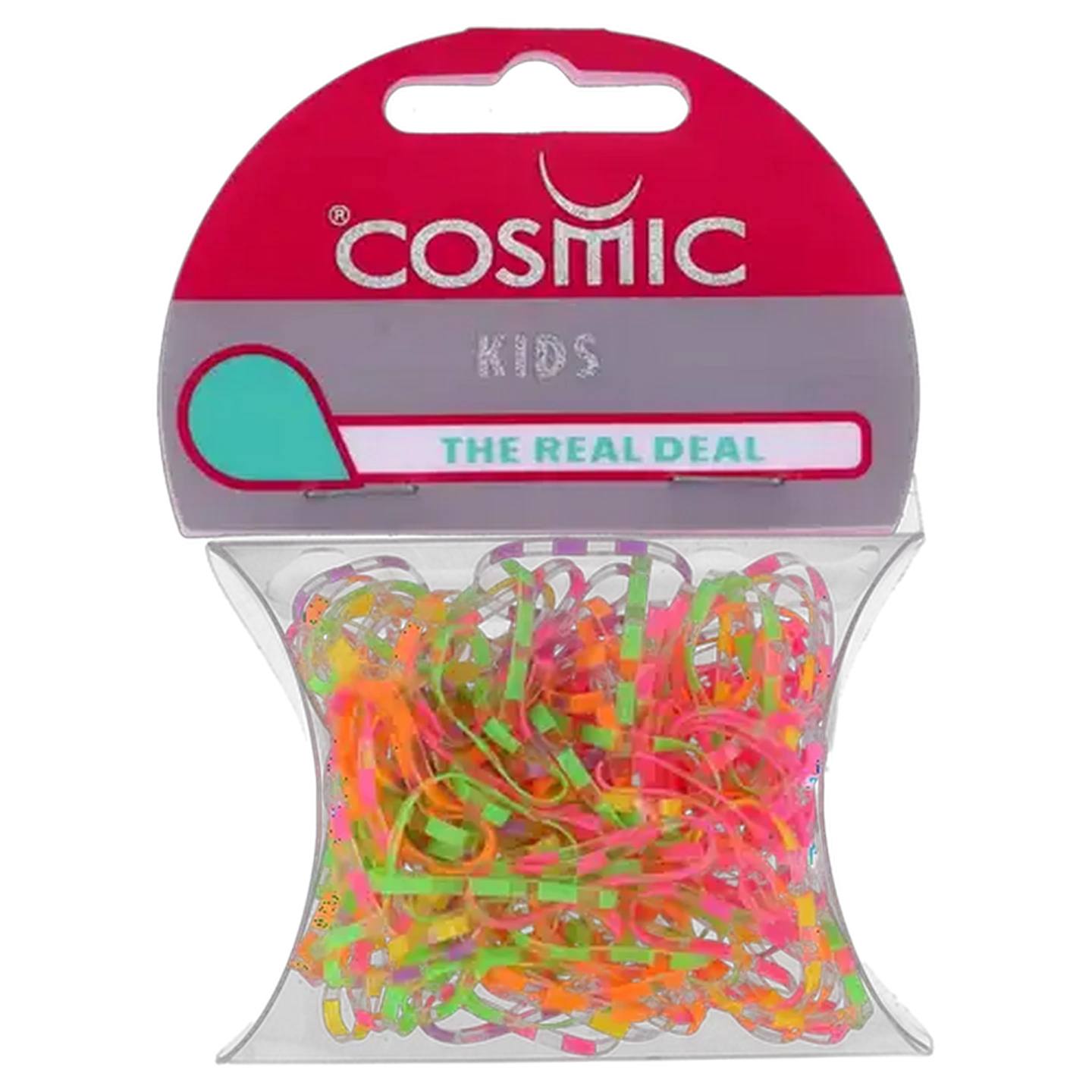 Image of Cosmic Fun Multicoloured Kids Elastic 100 Piece